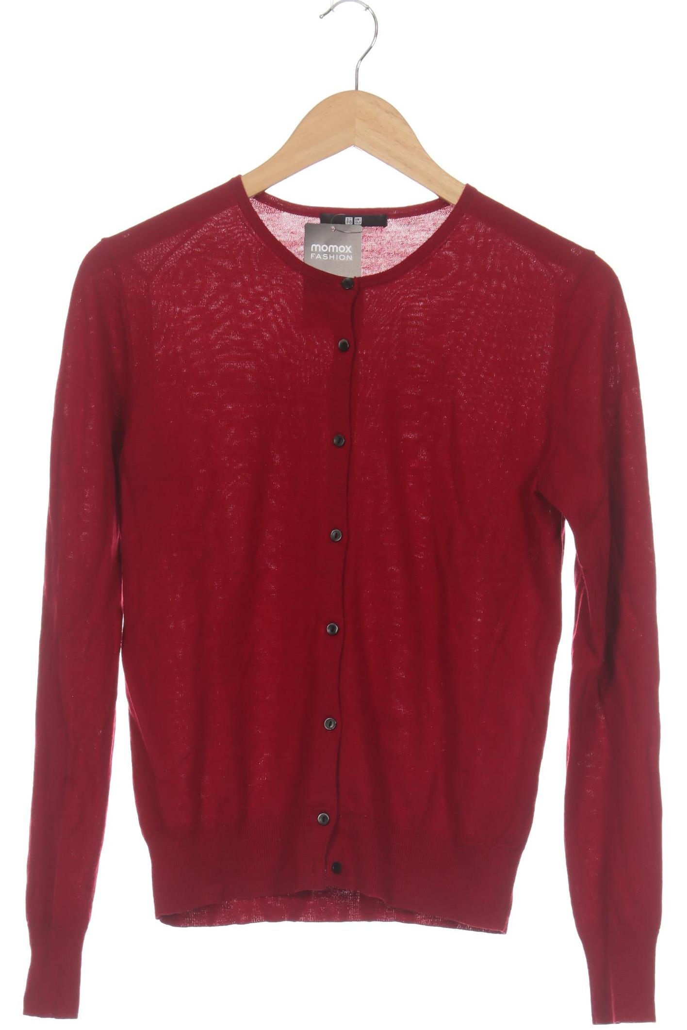 

uniqlo Damen Strickjacke, rot, Gr.
