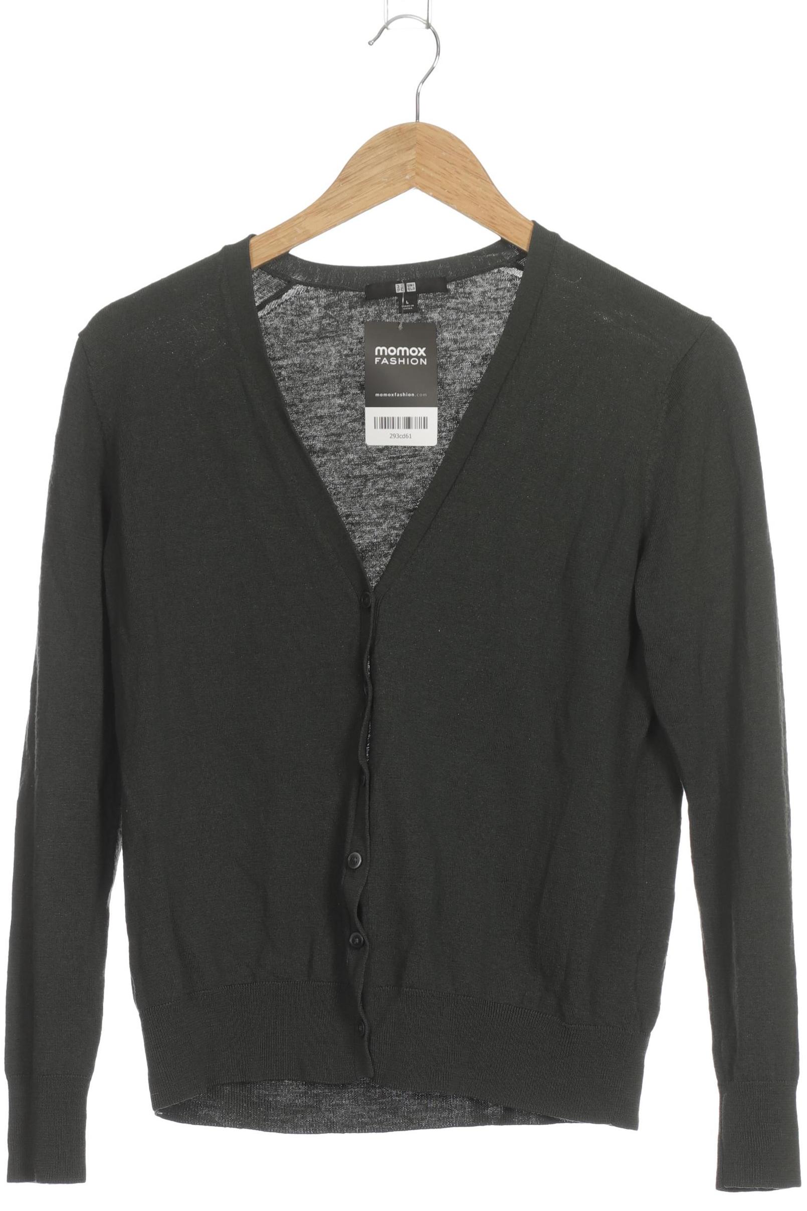 

uniqlo Damen Strickjacke, grün, Gr.