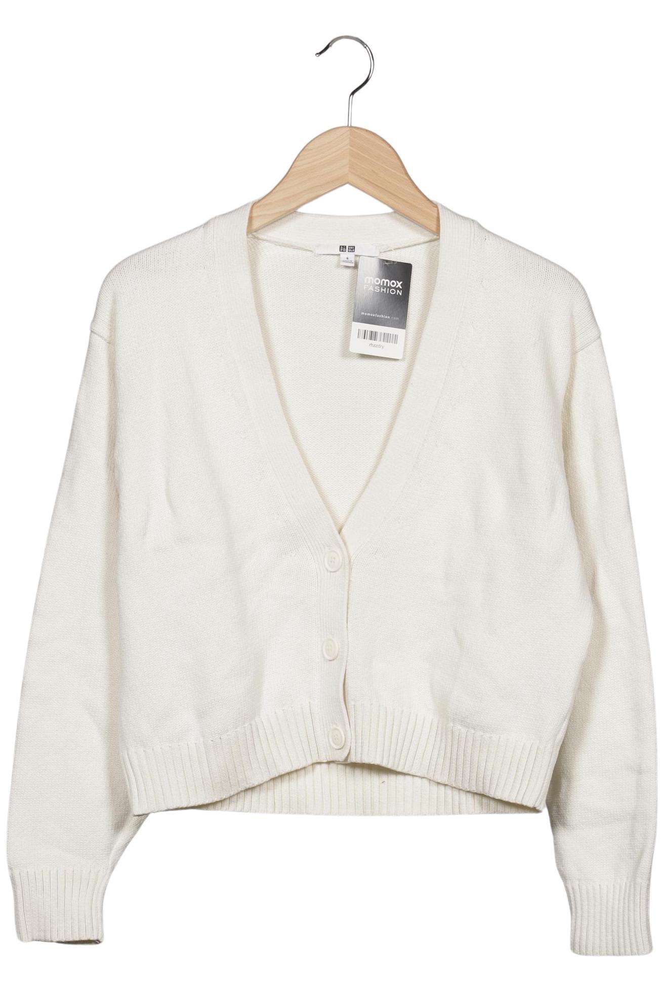 

uniqlo Damen Strickjacke, cremeweiß, Gr. 36