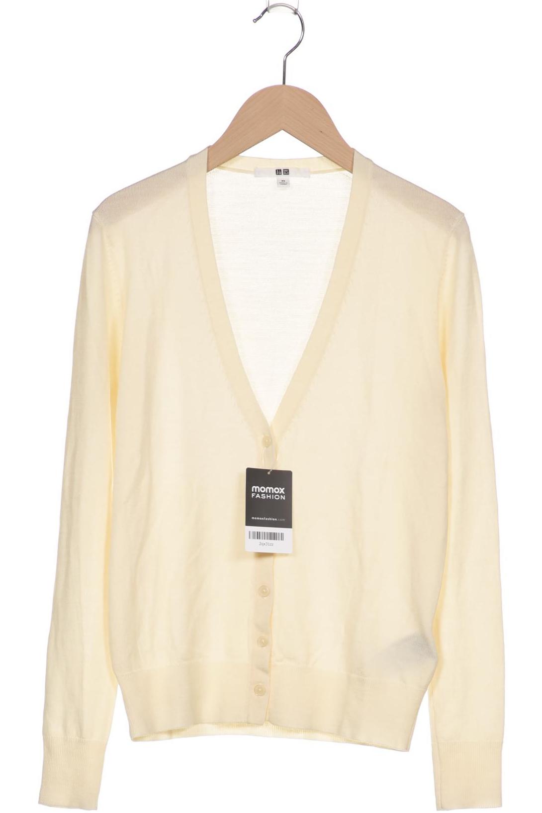 

uniqlo Damen Strickjacke, cremeweiß