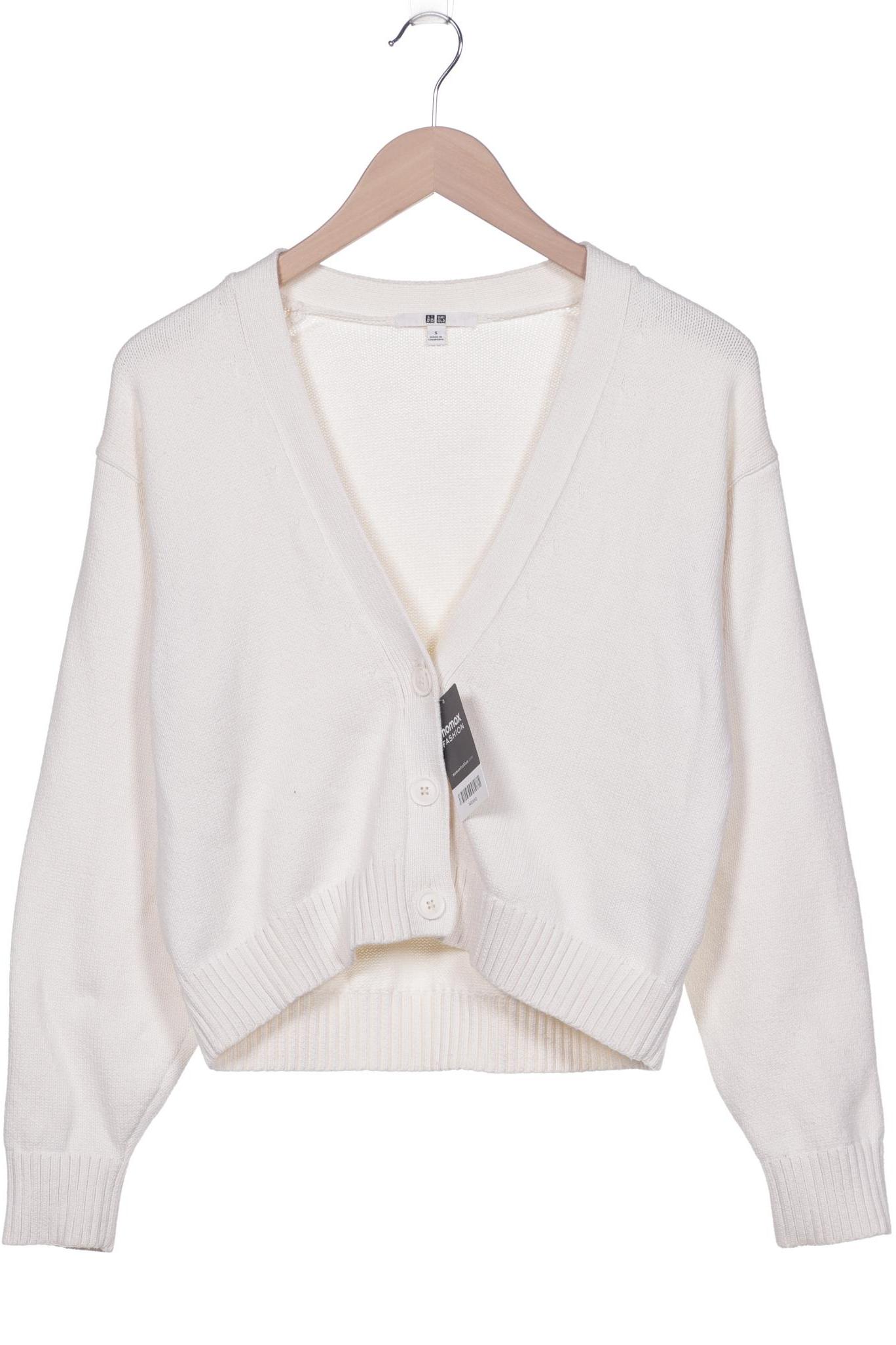 

uniqlo Damen Strickjacke, cremeweiß