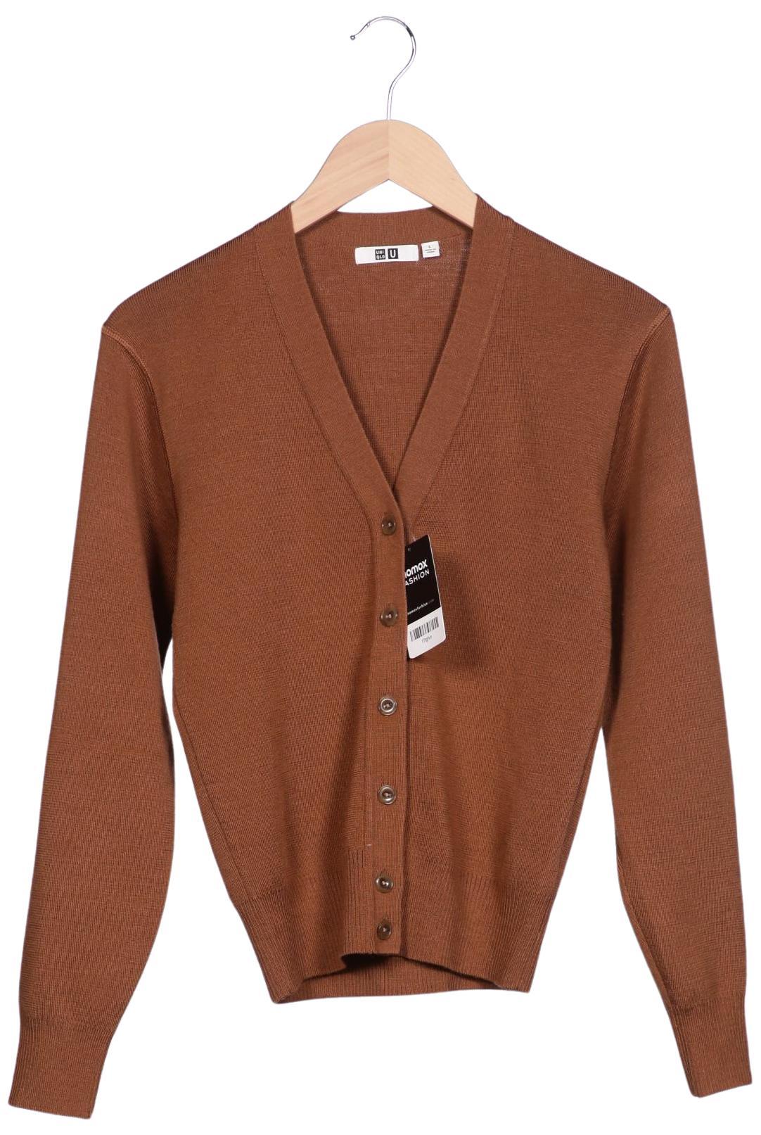 

uniqlo Damen Strickjacke, braun, Gr. 42