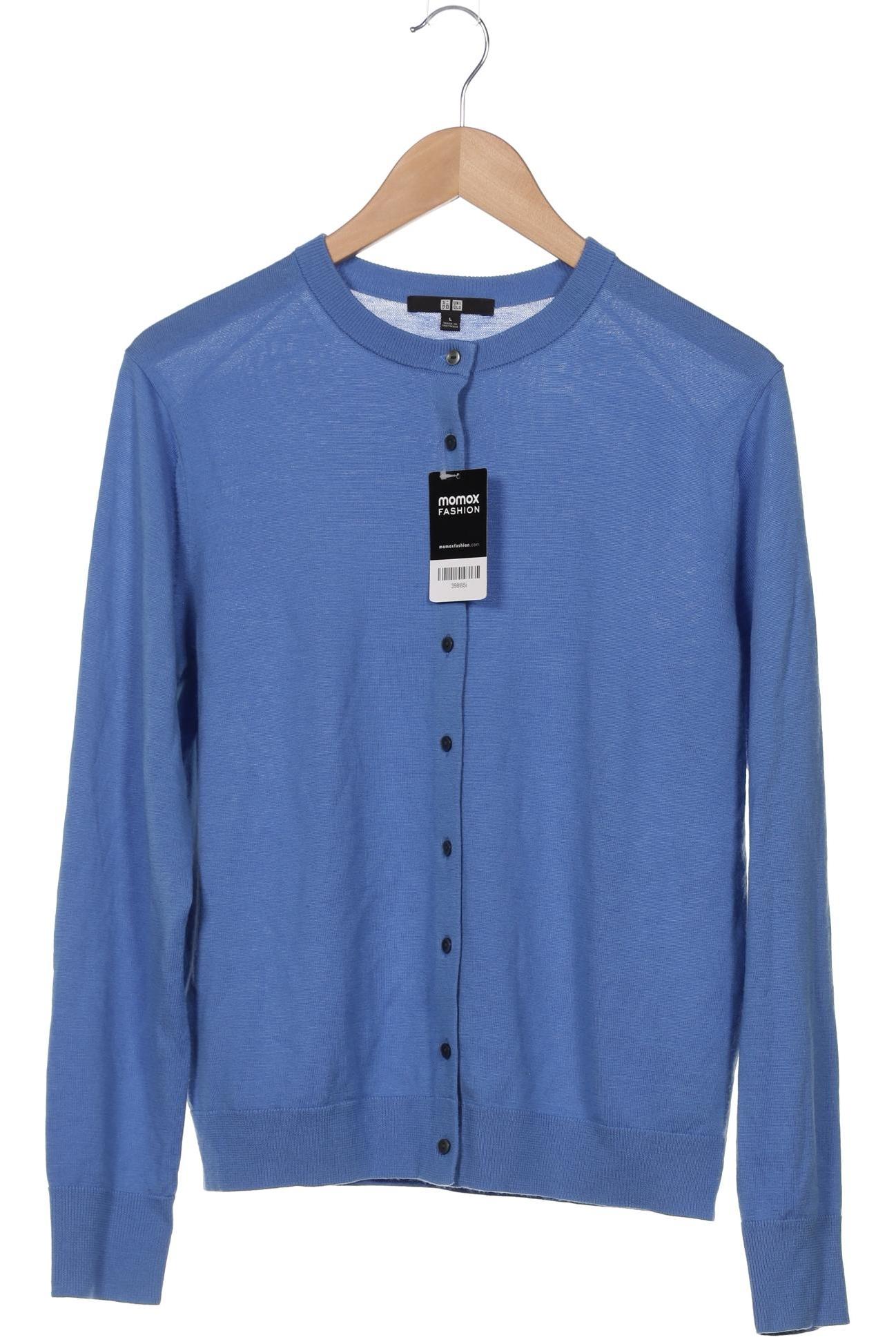 

uniqlo Damen Strickjacke, blau, Gr. 42