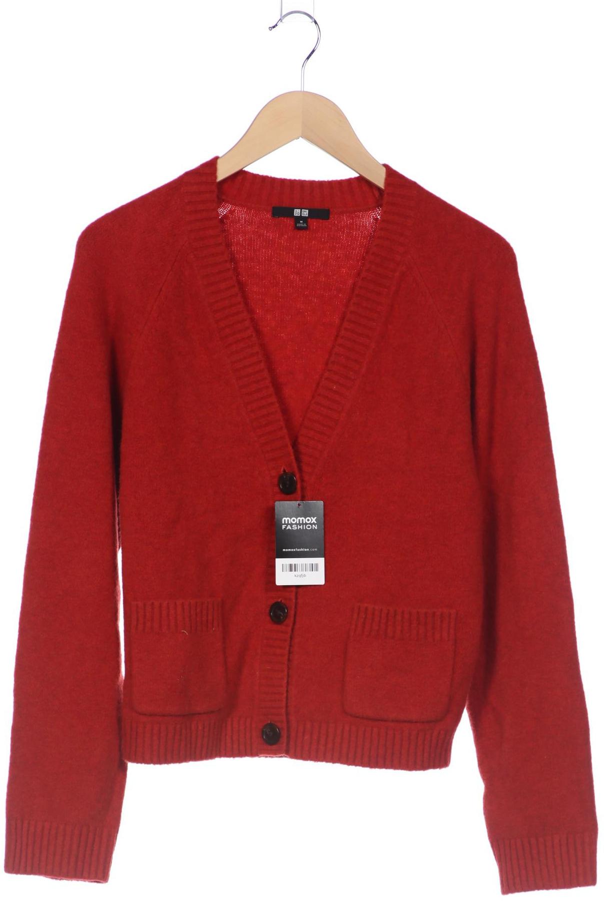 

uniqlo Damen Strickjacke, rot, Gr. 38