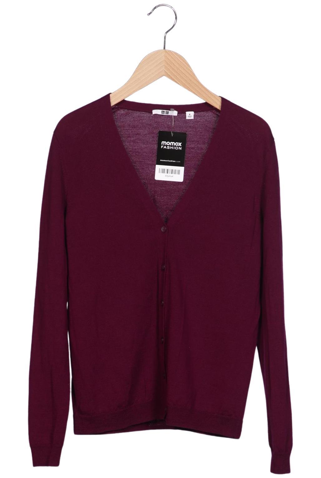 

uniqlo Damen Strickjacke, bordeaux, Gr. 38
