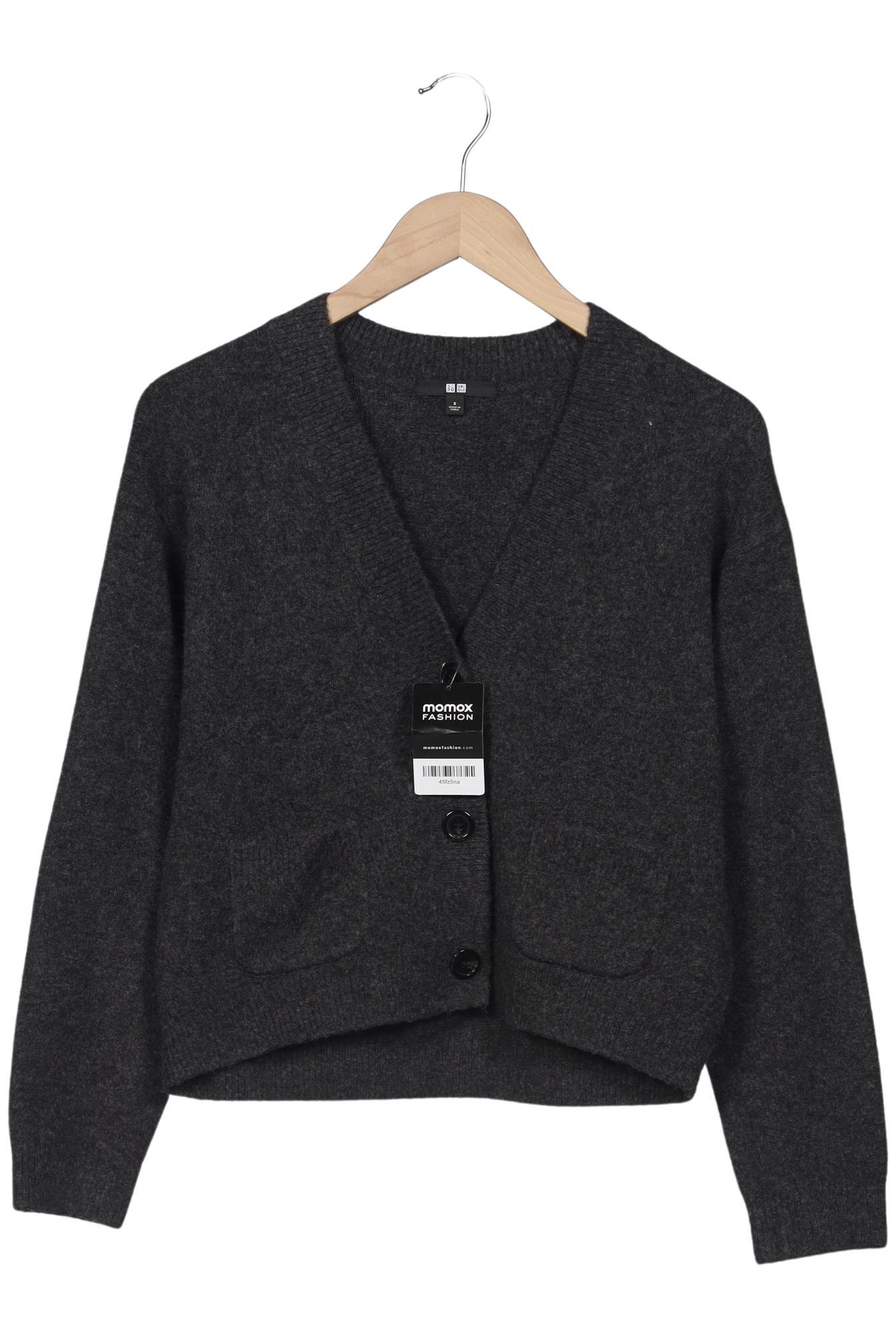 

uniqlo Damen Strickjacke, grau, Gr. 36