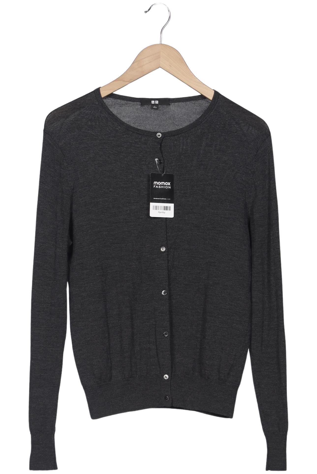 

uniqlo Damen Strickjacke, grau, Gr. 42