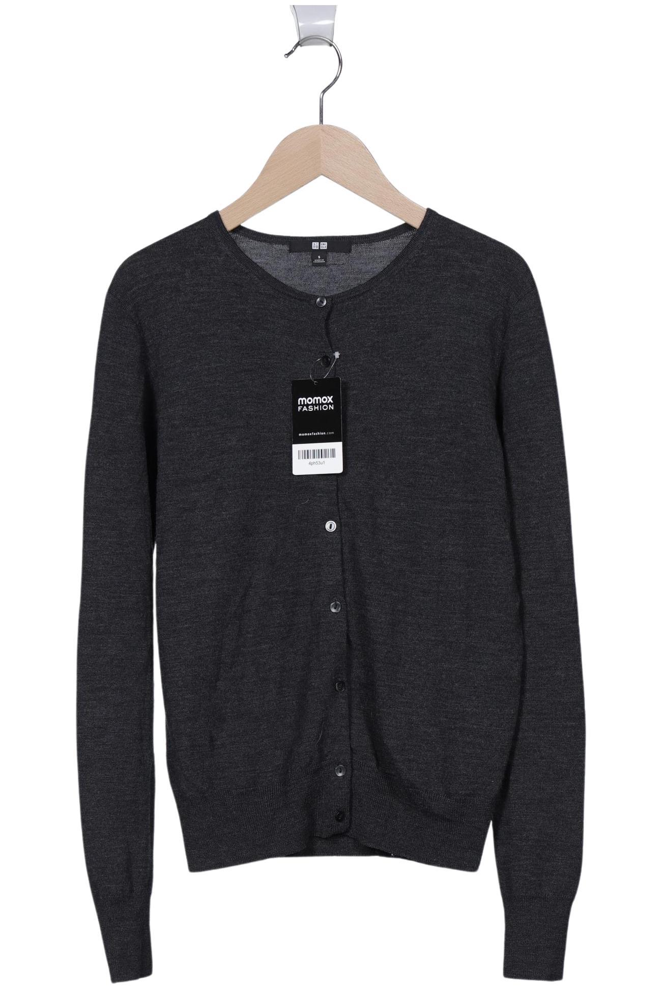 

uniqlo Damen Strickjacke, grau, Gr. 36