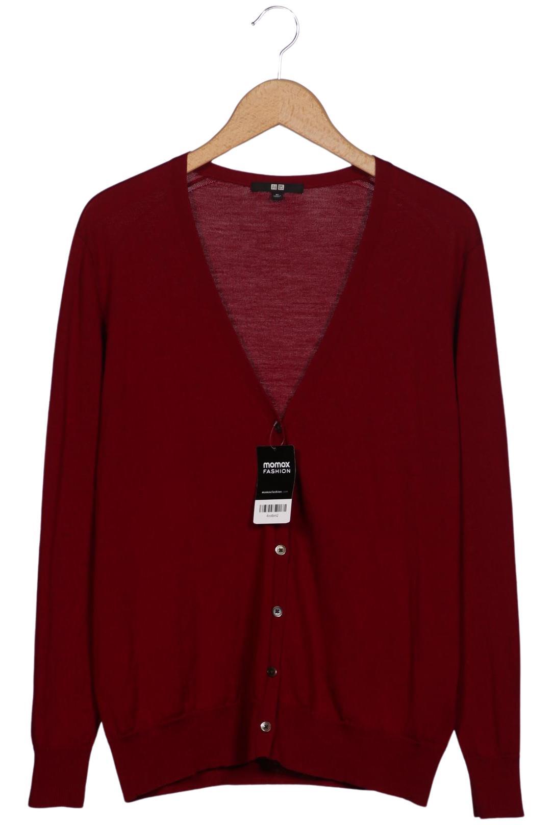 

uniqlo Damen Strickjacke, rot, Gr. 44