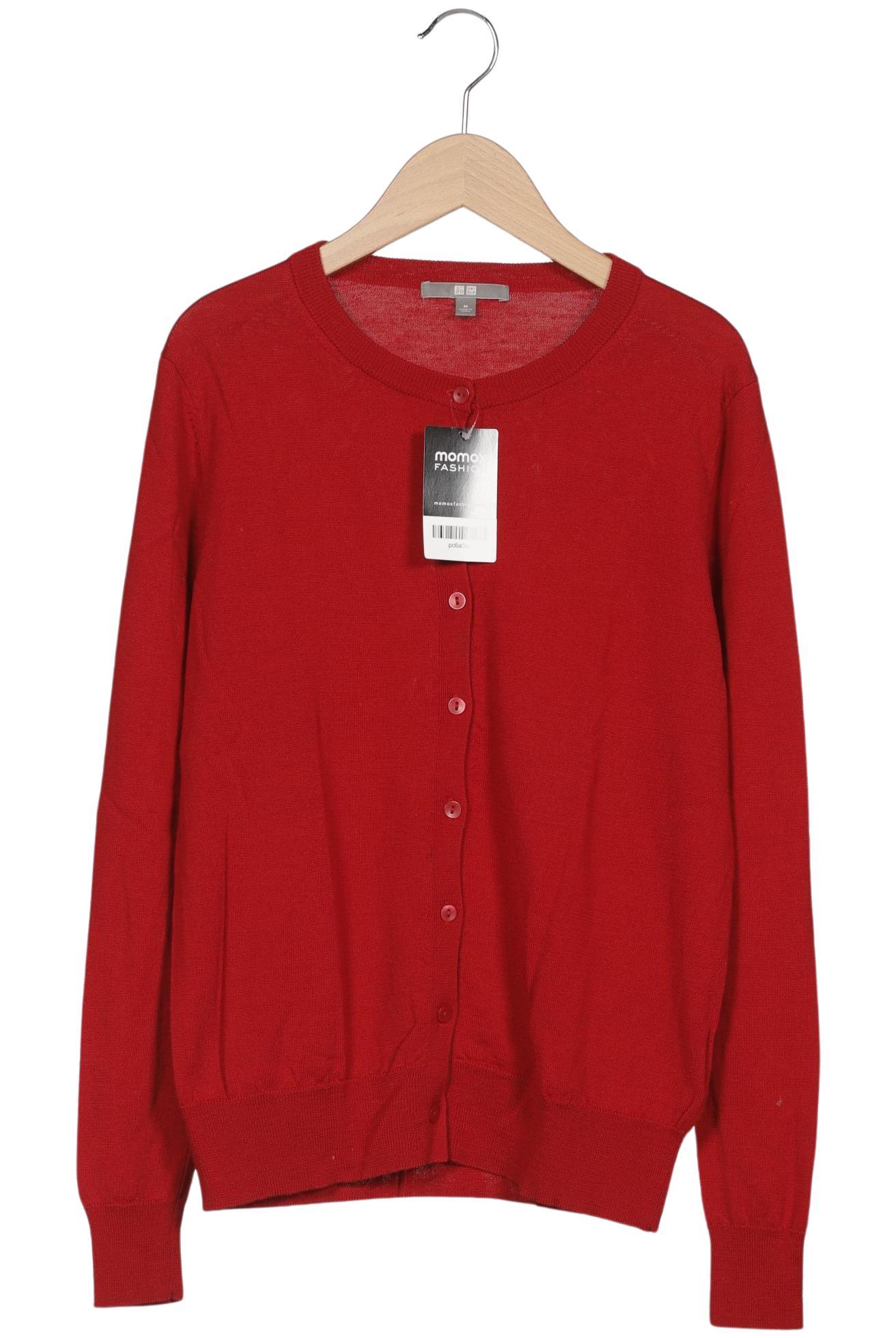 

uniqlo Damen Strickjacke, rot, Gr. 38