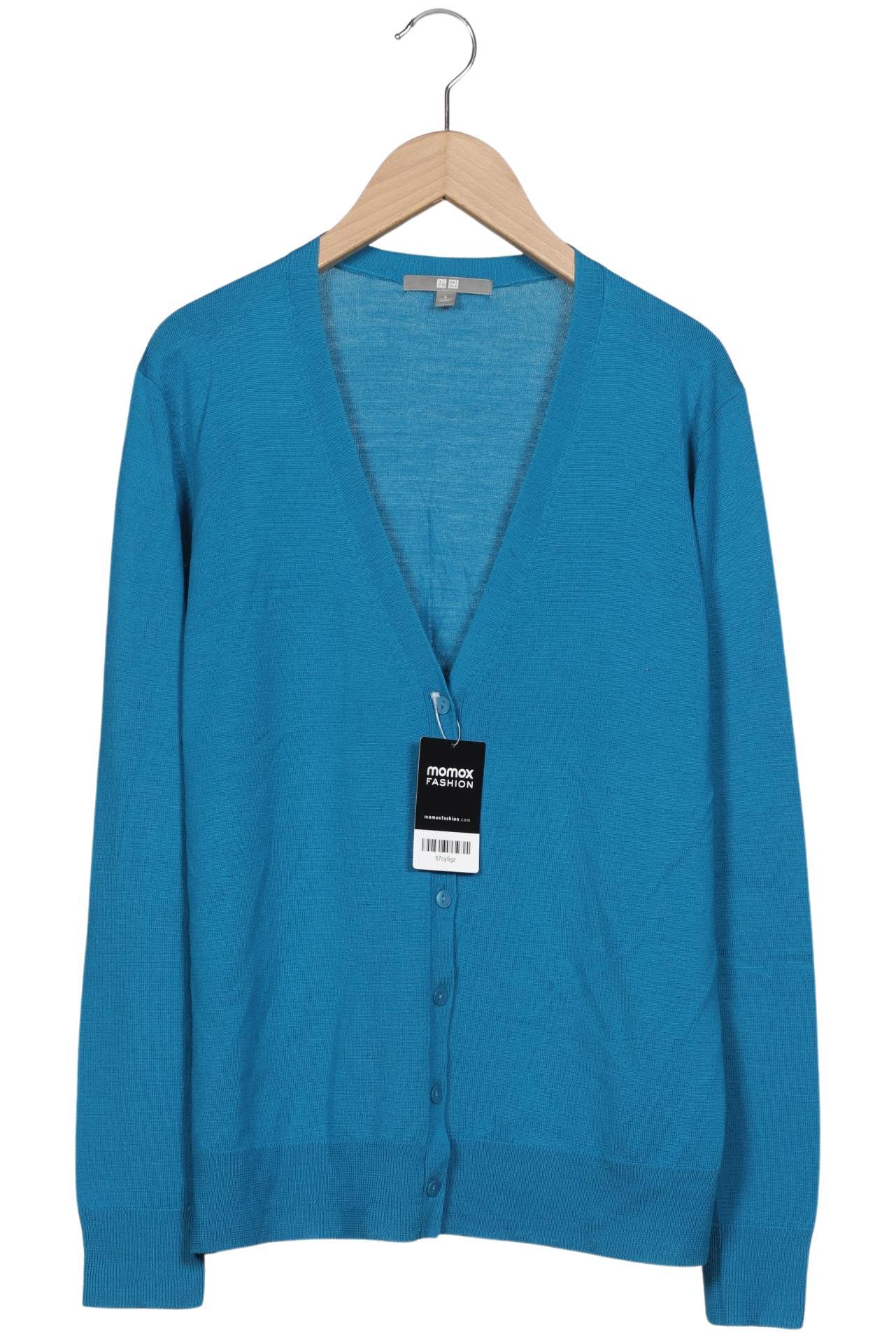 

uniqlo Damen Strickjacke, blau, Gr. 42