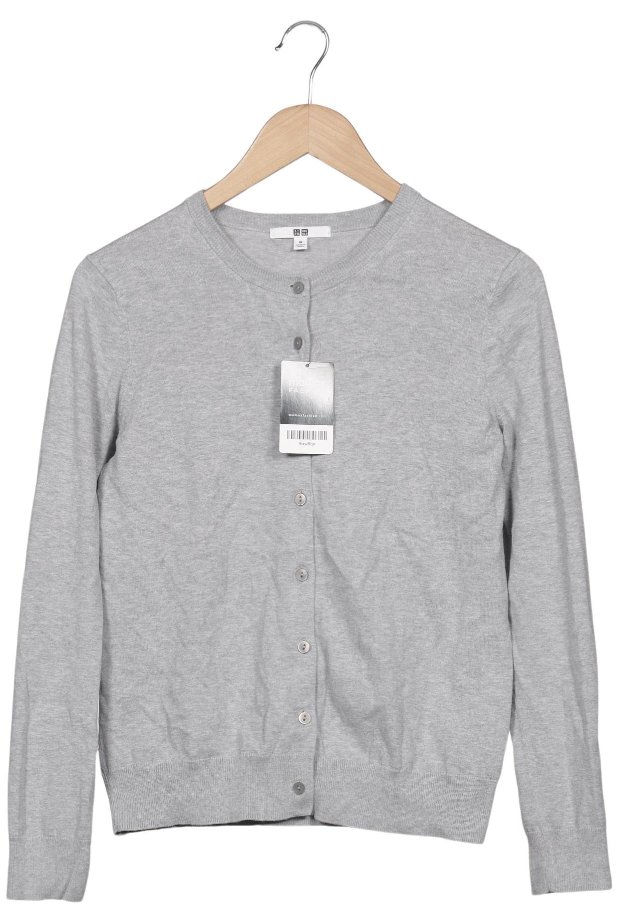 

uniqlo Damen Strickjacke, grau, Gr. 38