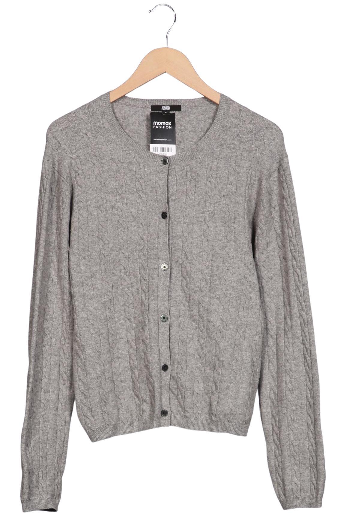 

uniqlo Damen Strickjacke, grau, Gr. 44