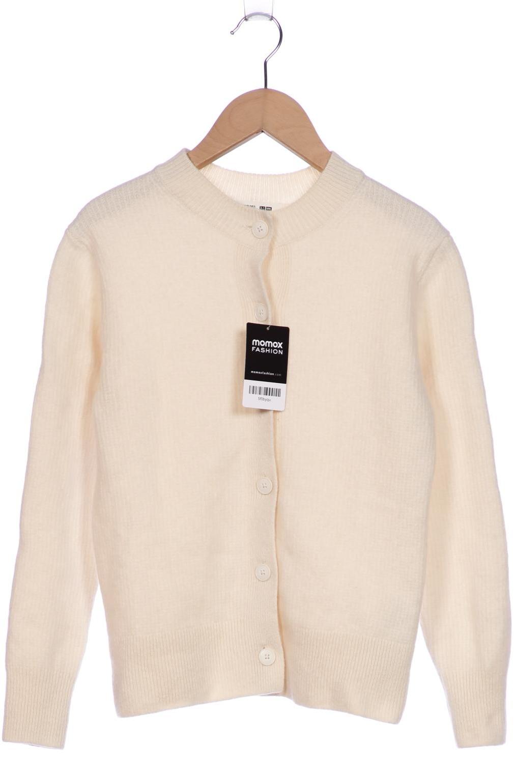 

uniqlo Damen Strickjacke, cremeweiß, Gr. 34
