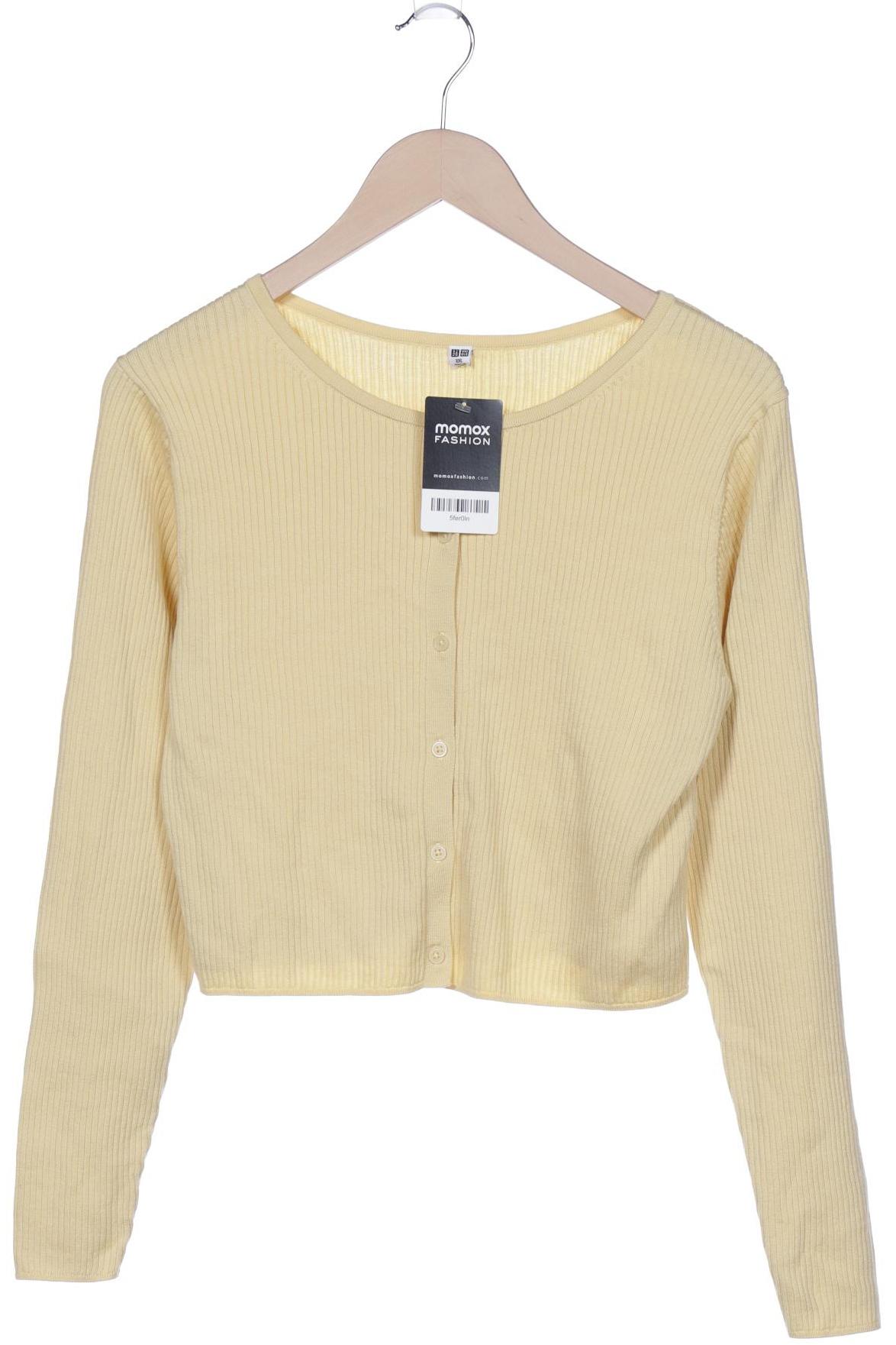 

uniqlo Damen Strickjacke, gelb