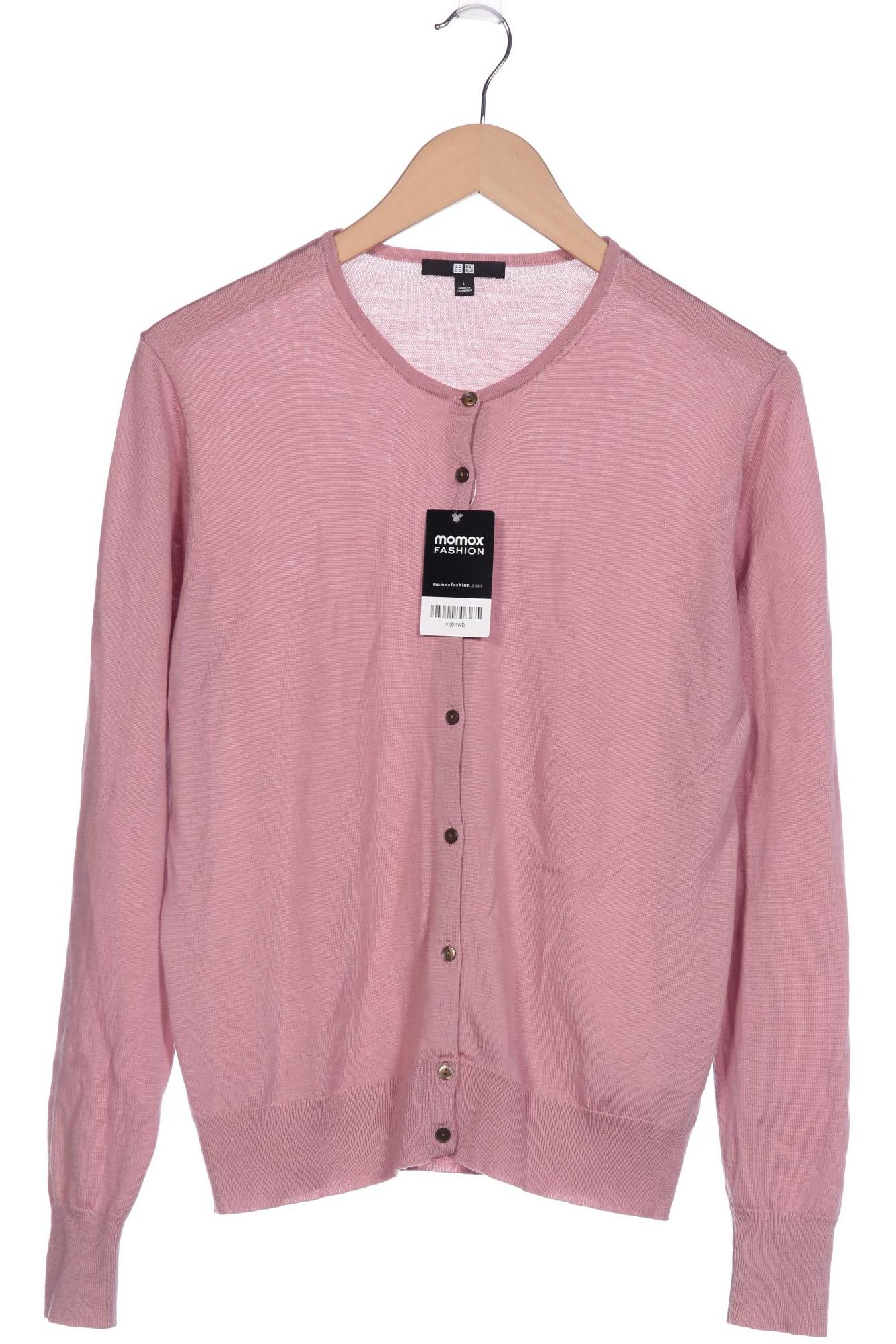 

uniqlo Damen Strickjacke, pink, Gr. 42