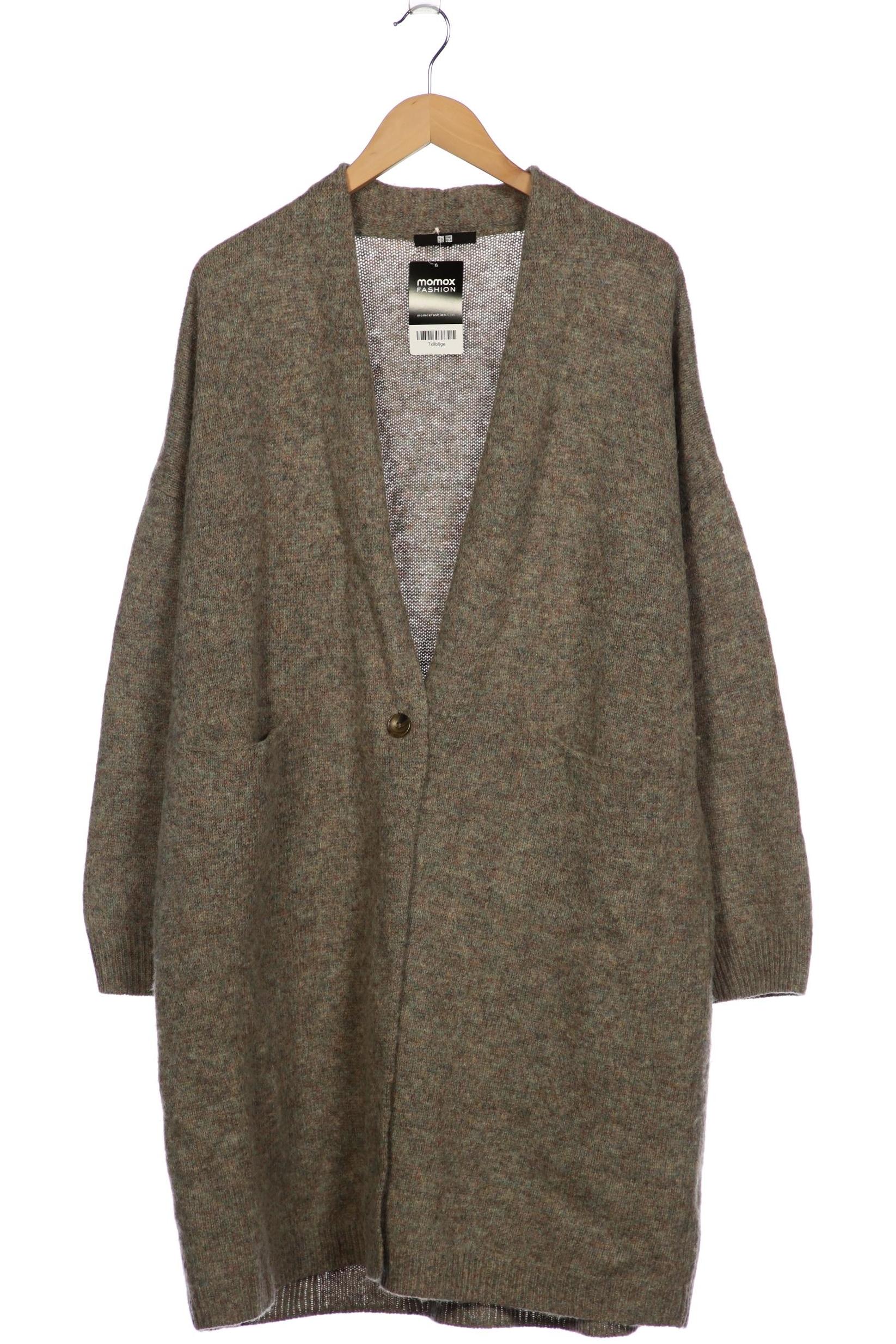 

uniqlo Damen Strickjacke, grau, Gr. 48