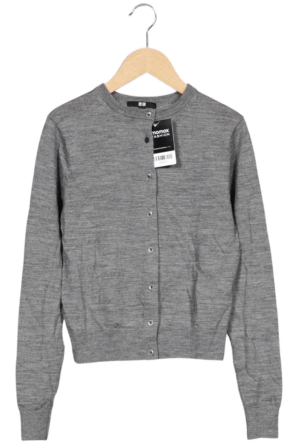 

uniqlo Damen Strickjacke, grau, Gr. 34