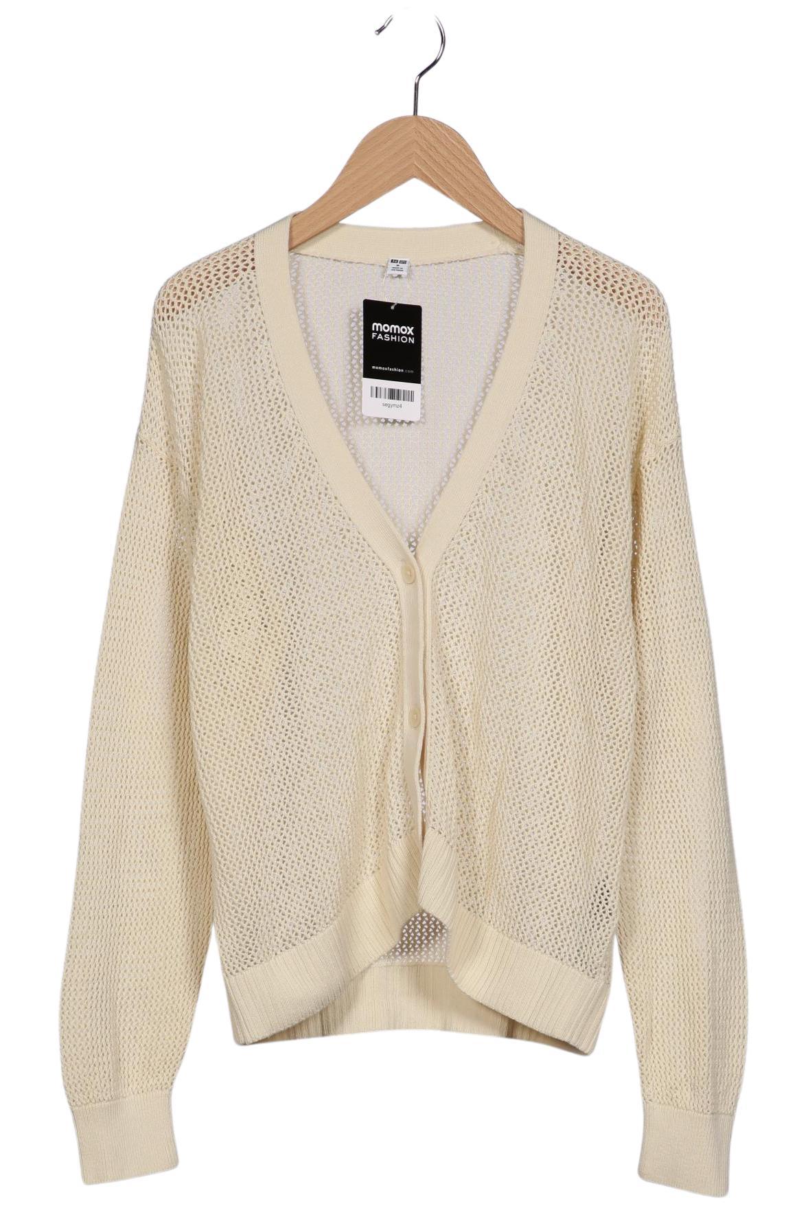 

uniqlo Damen Strickjacke, cremeweiß, Gr. 38