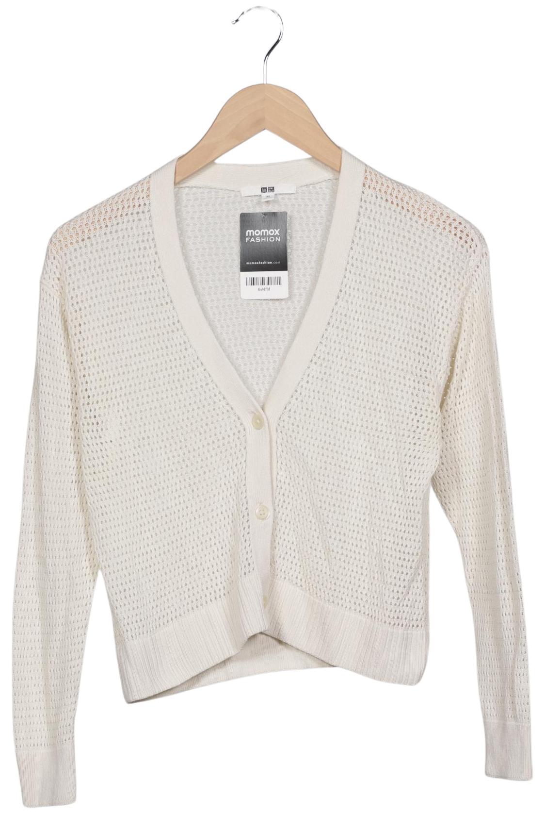 

uniqlo Damen Strickjacke, cremeweiß, Gr. 34