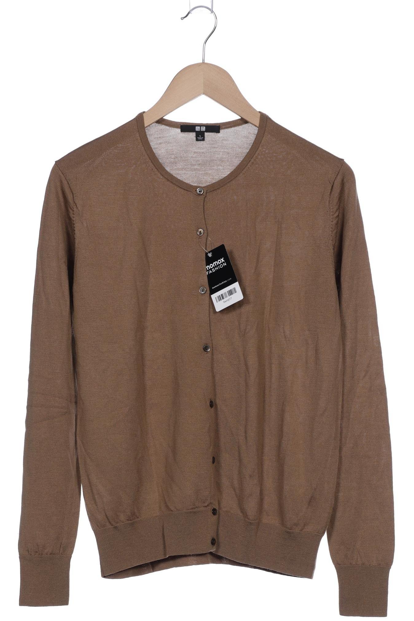 

uniqlo Damen Strickjacke, braun, Gr. 42