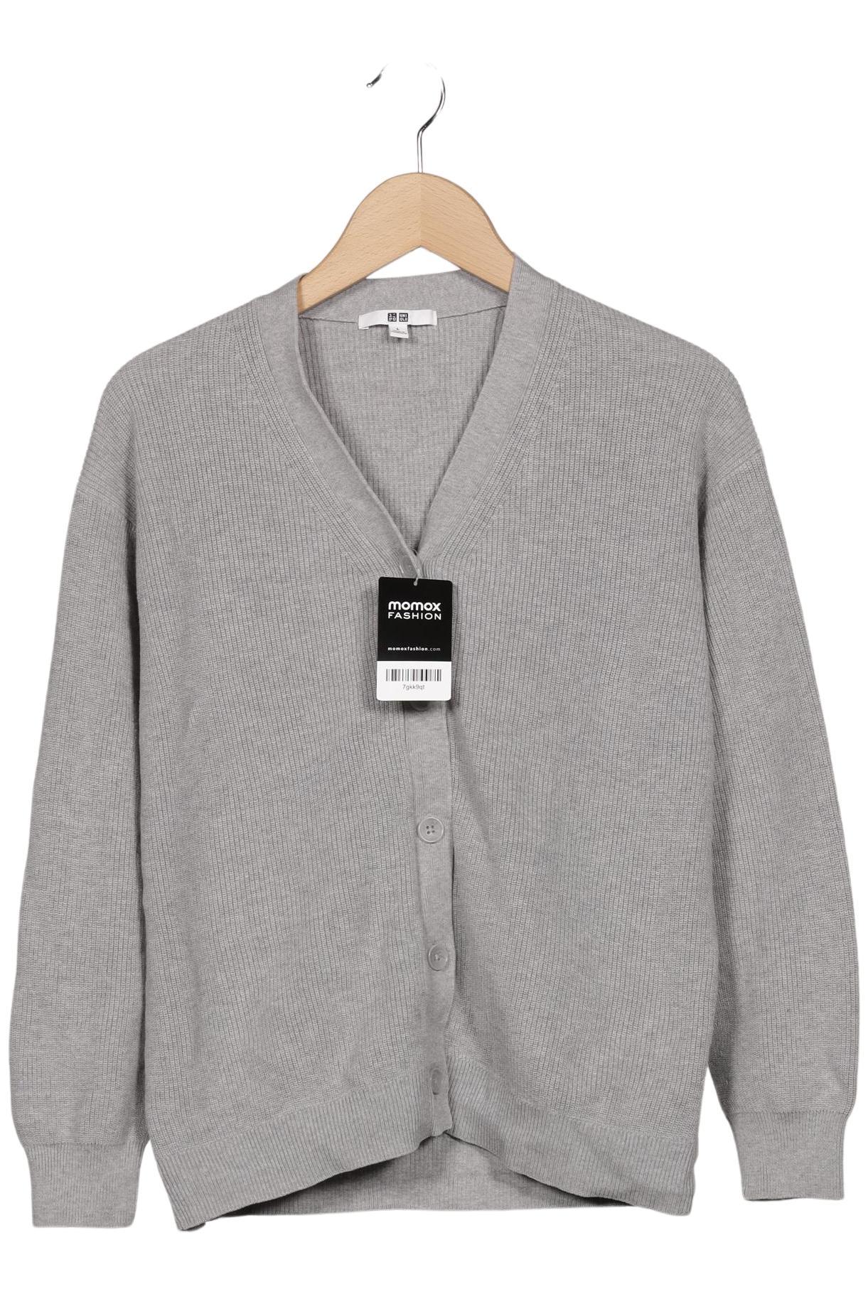 

uniqlo Damen Strickjacke, grau, Gr. 42