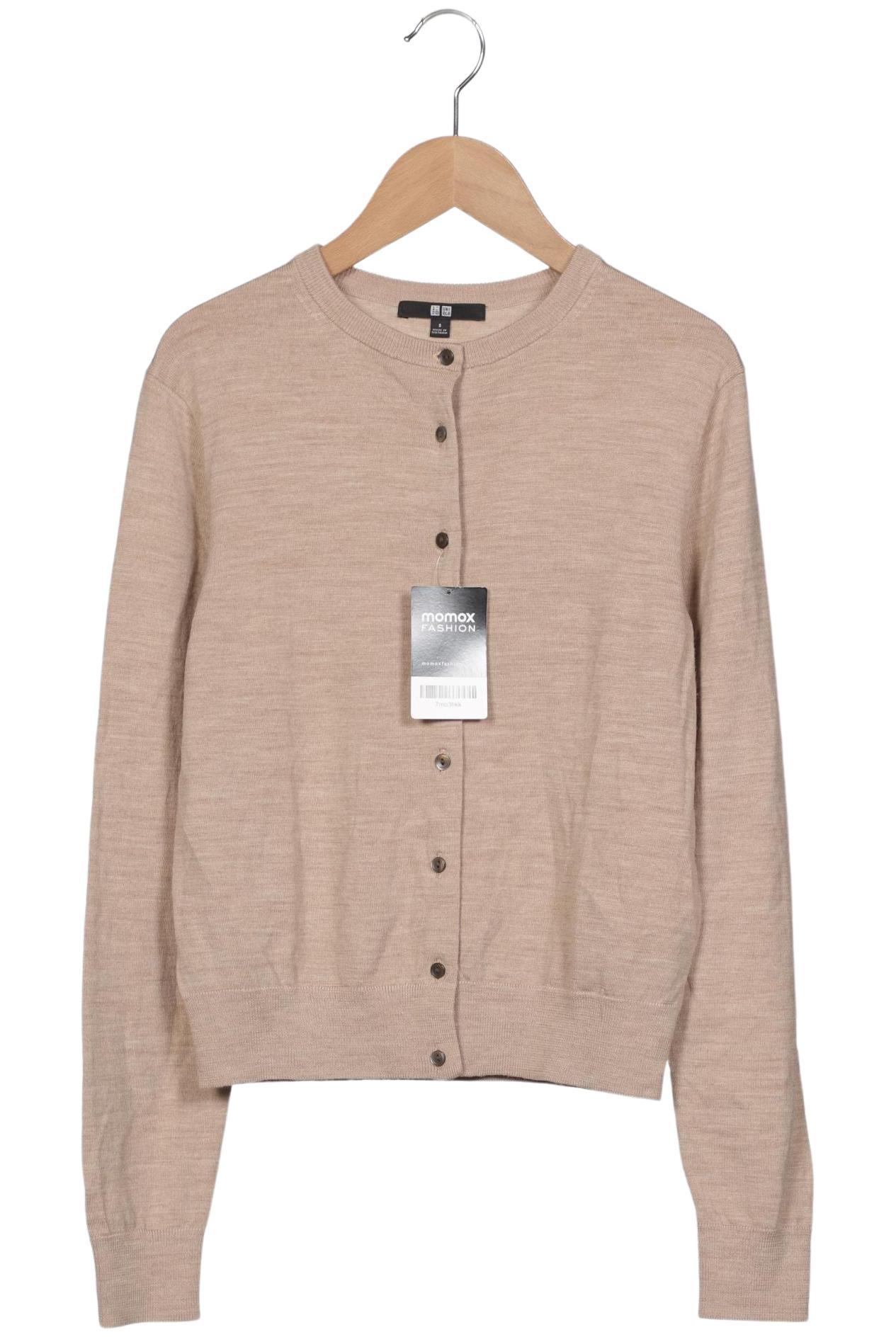 

uniqlo Damen Strickjacke, beige, Gr. 36