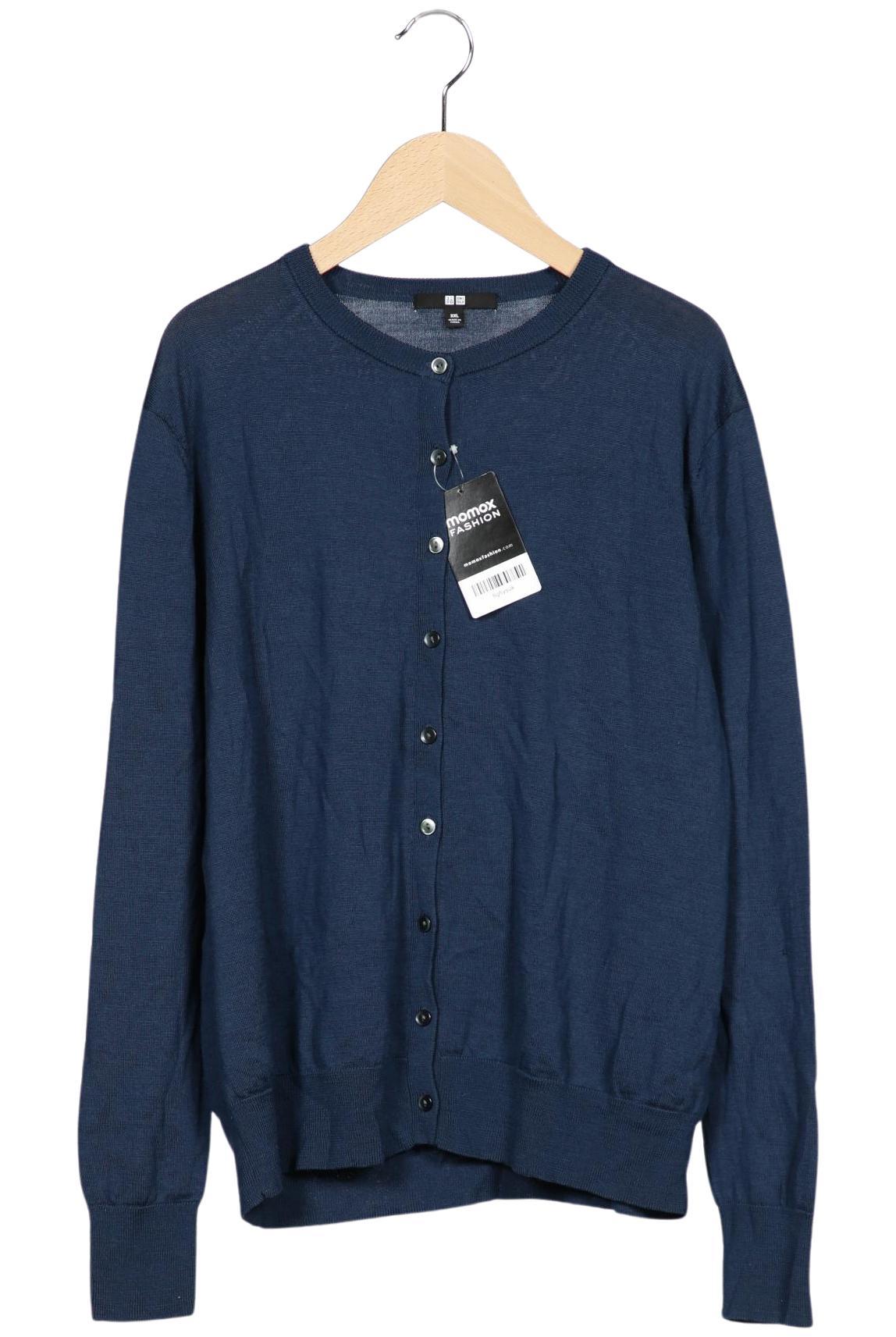 

uniqlo Damen Strickjacke, marineblau, Gr. 46