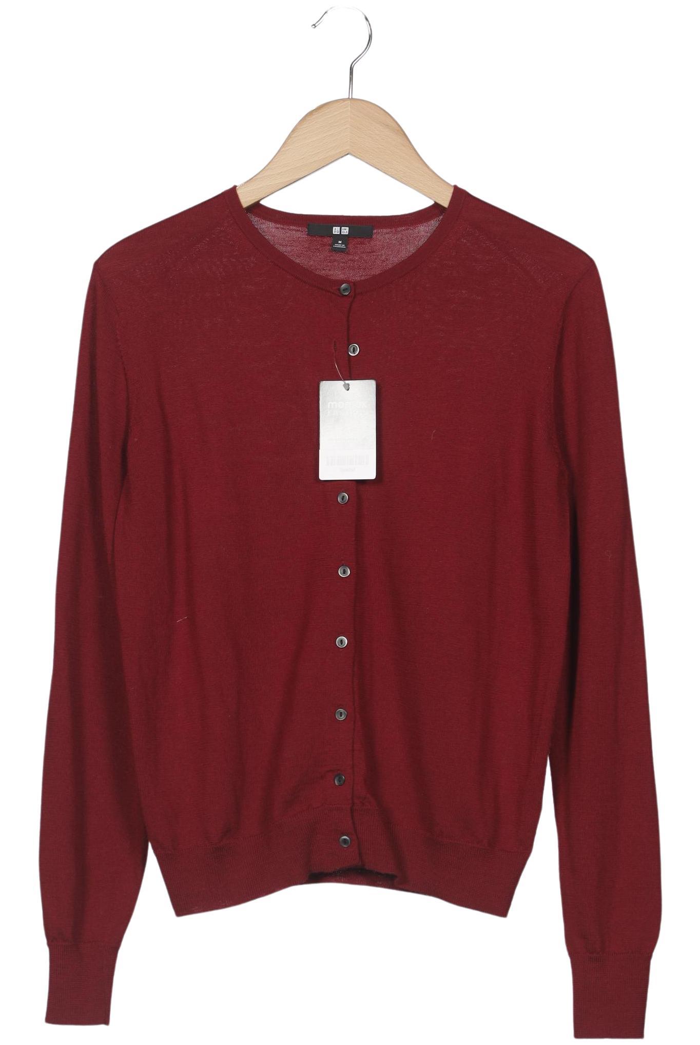 

uniqlo Damen Strickjacke, rot, Gr. 38