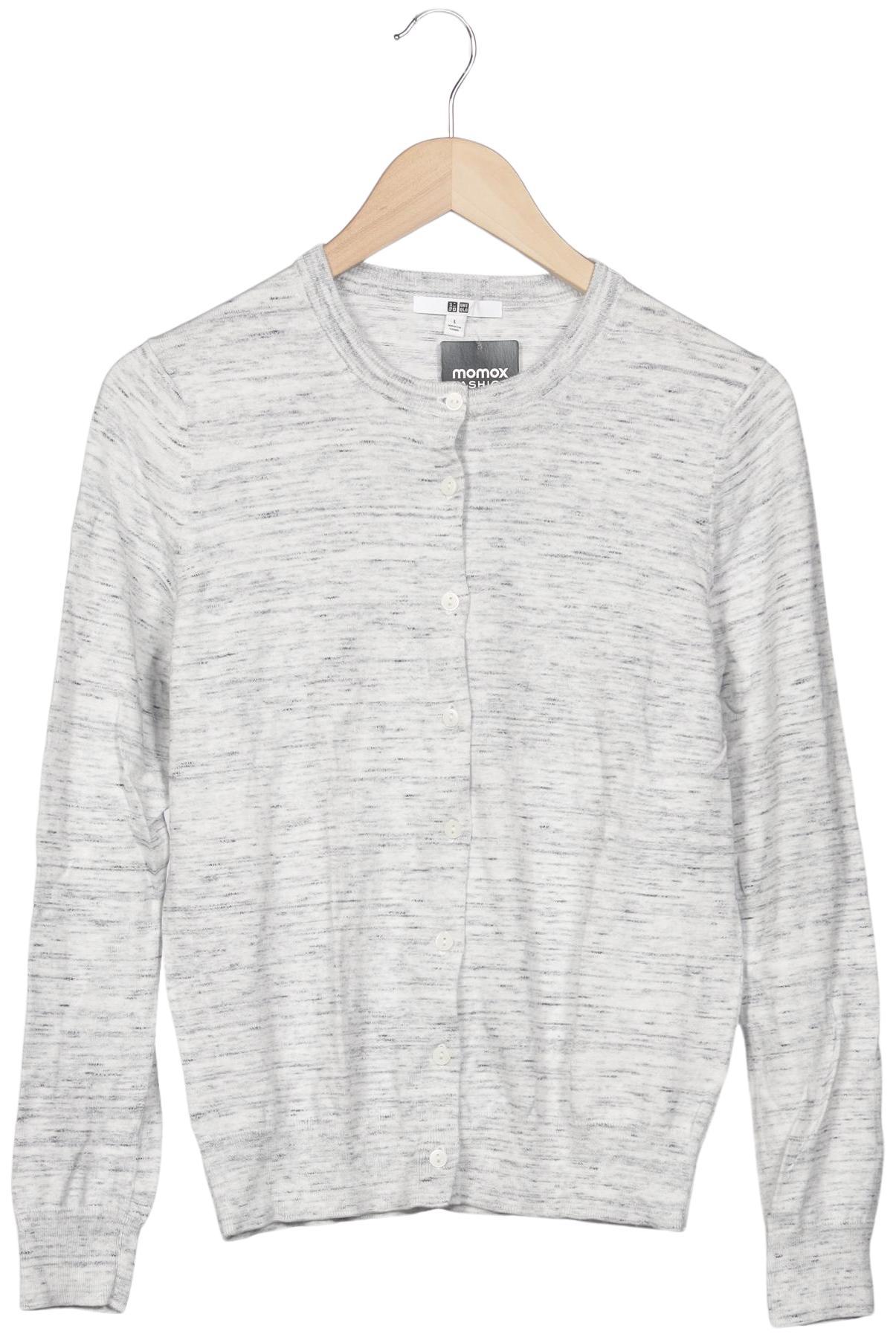 

uniqlo Damen Strickjacke, grau, Gr. 42