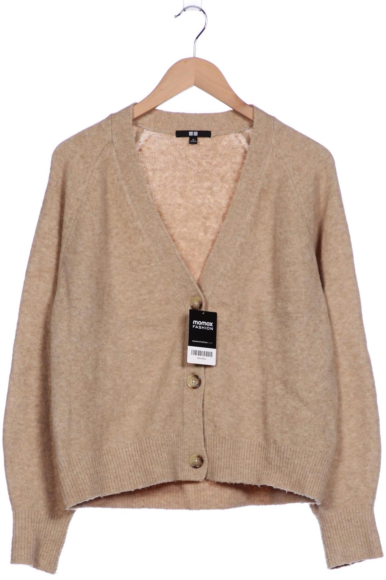 

uniqlo Damen Strickjacke, beige, Gr. 38