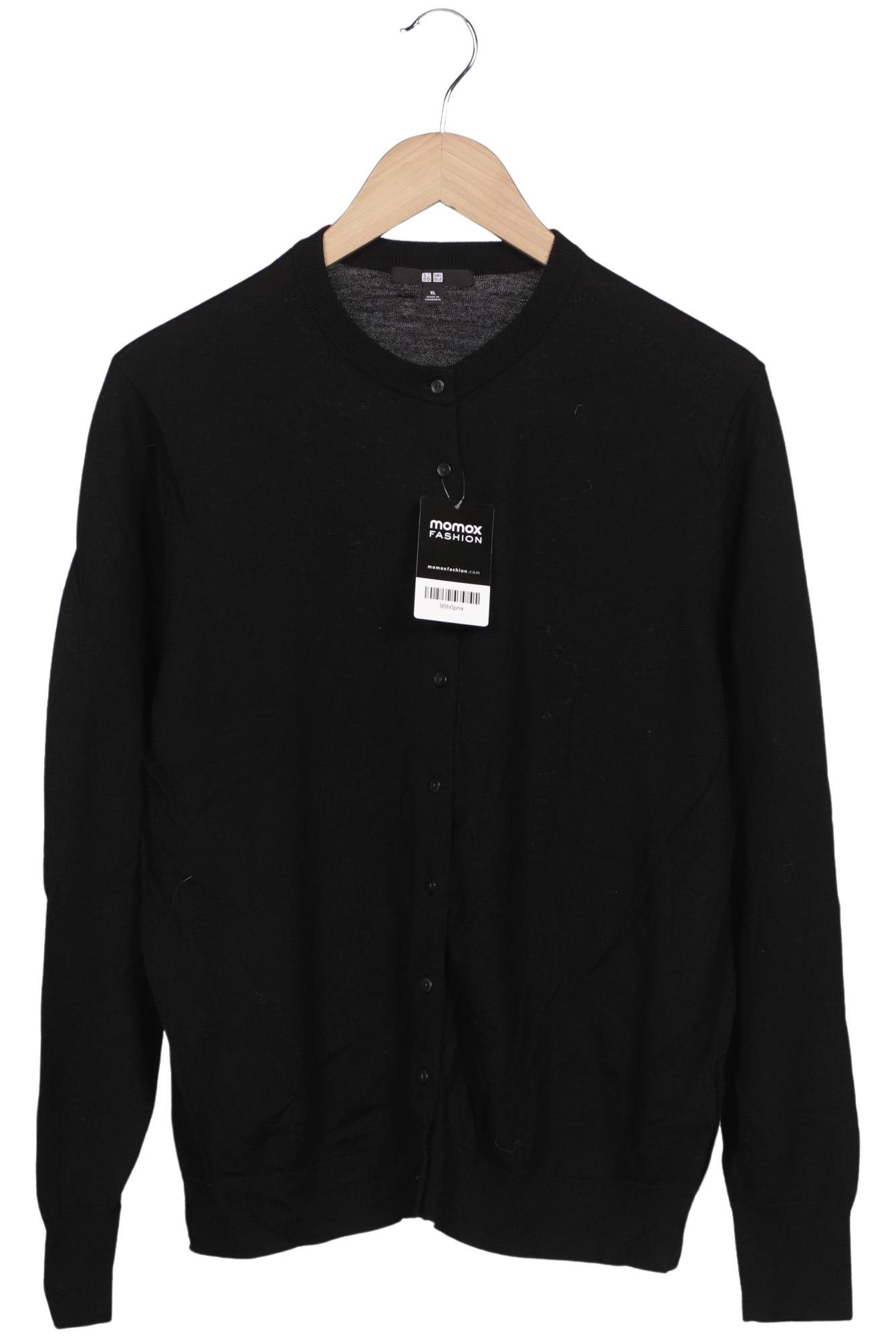 

uniqlo Damen Strickjacke, schwarz, Gr. 44