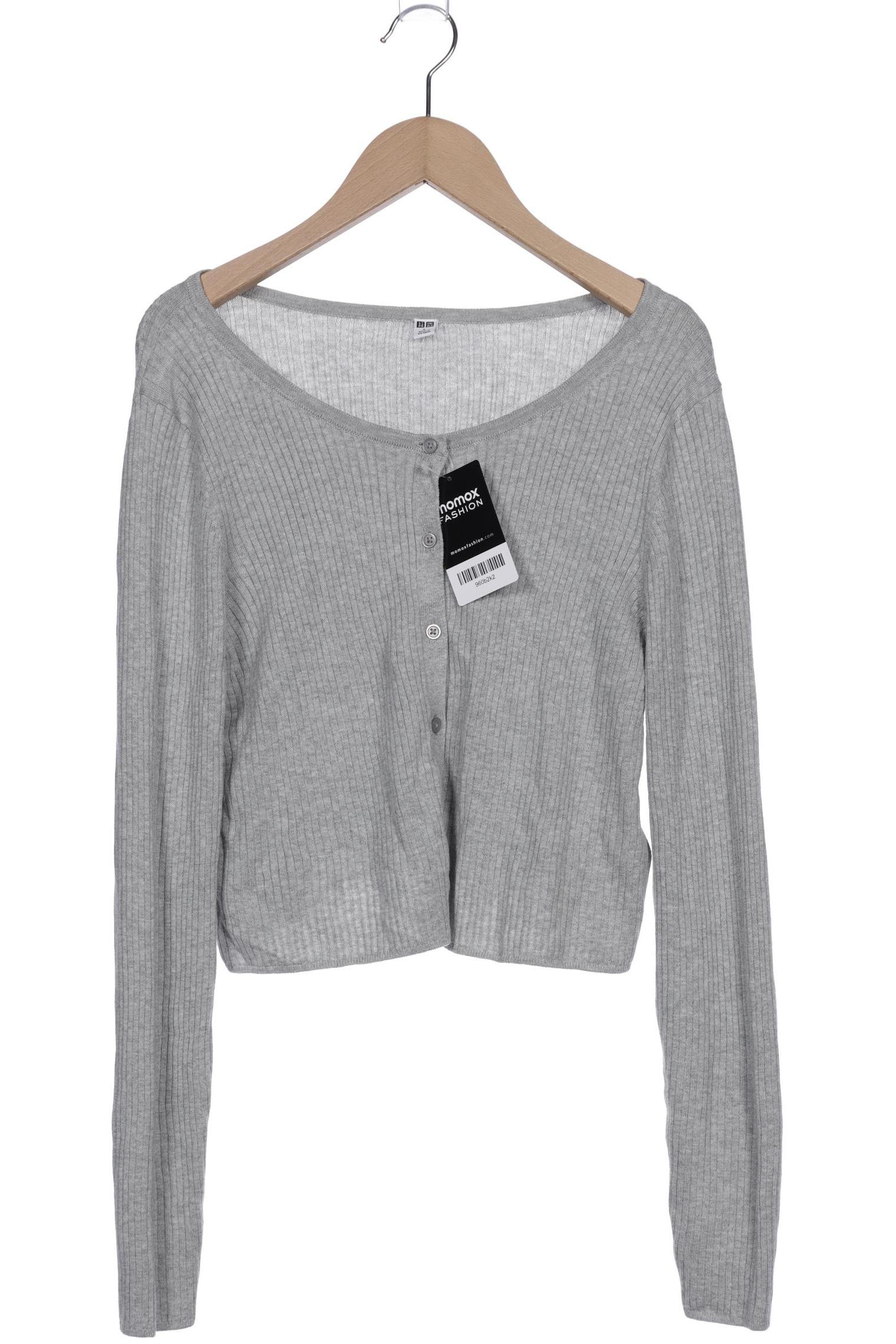 

uniqlo Damen Strickjacke, grau, Gr. 42