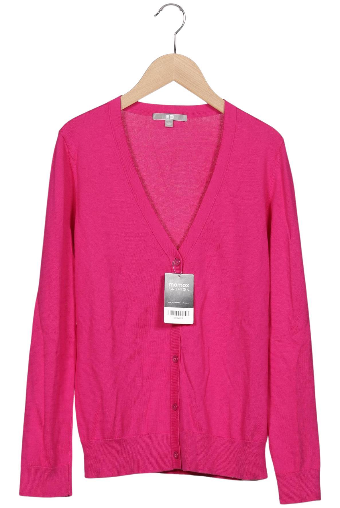 

uniqlo Damen Strickjacke, pink, Gr. 42