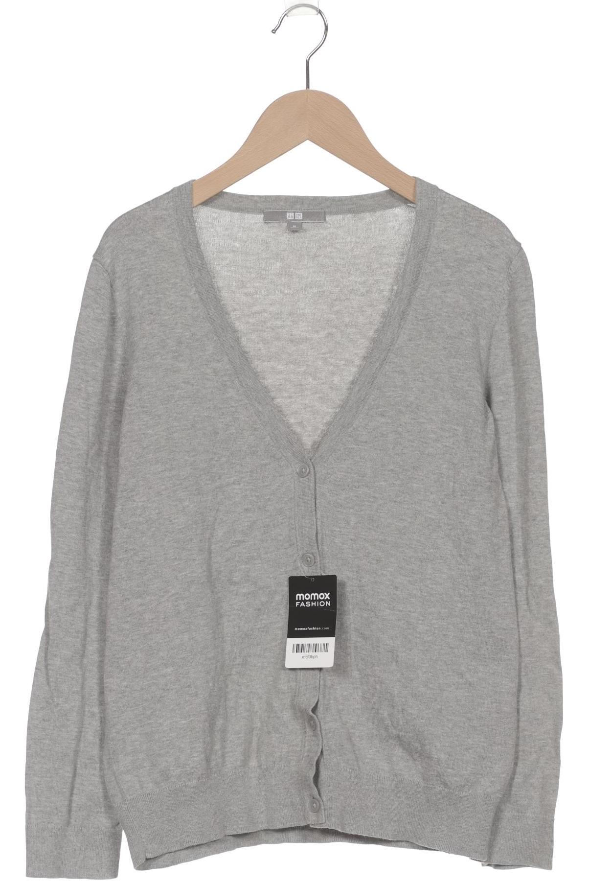 

uniqlo Damen Strickjacke, grau, Gr. 38