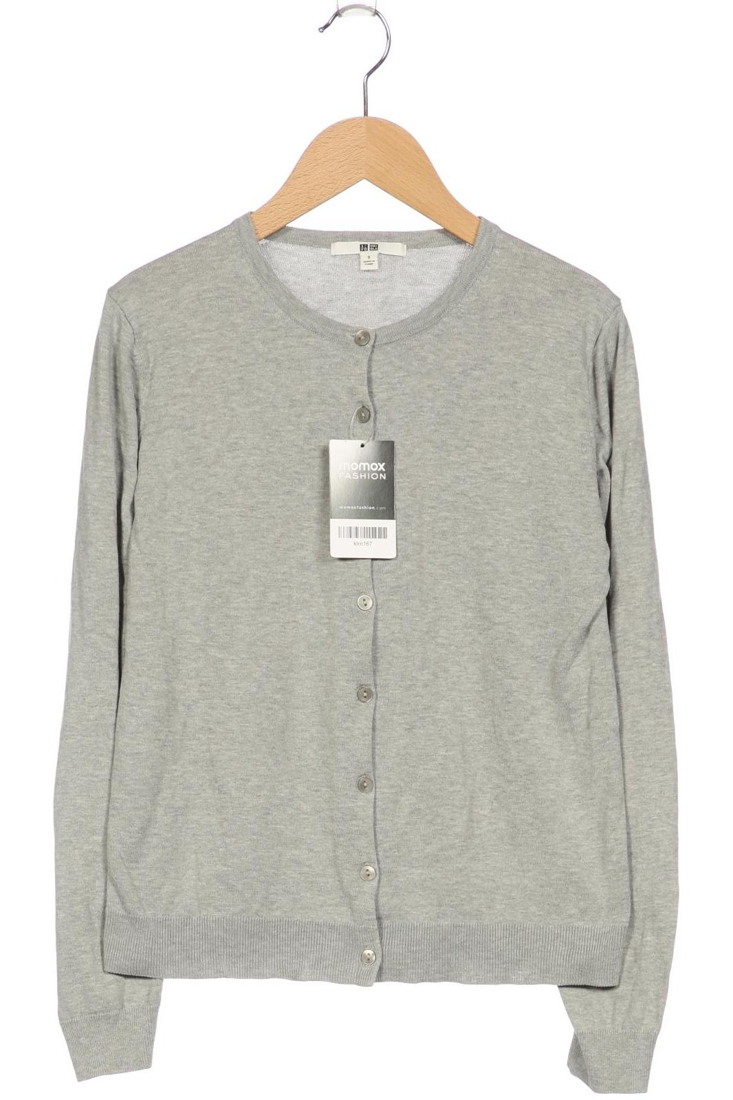 

uniqlo Damen Strickjacke, grau, Gr. 36