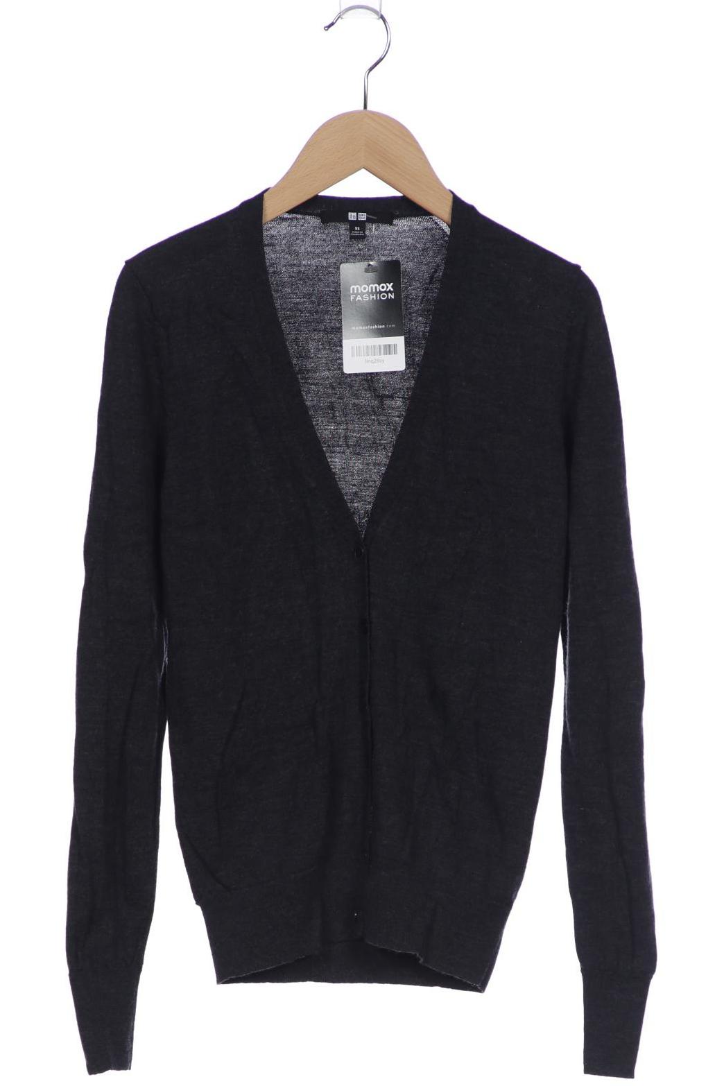 

uniqlo Damen Strickjacke, grau, Gr. 34