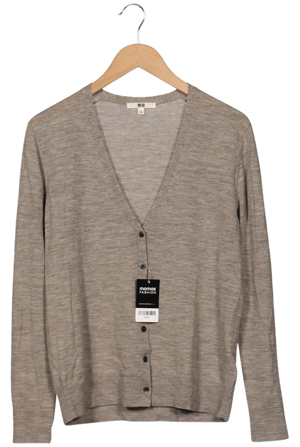 

uniqlo Damen Strickjacke, grau, Gr. 42