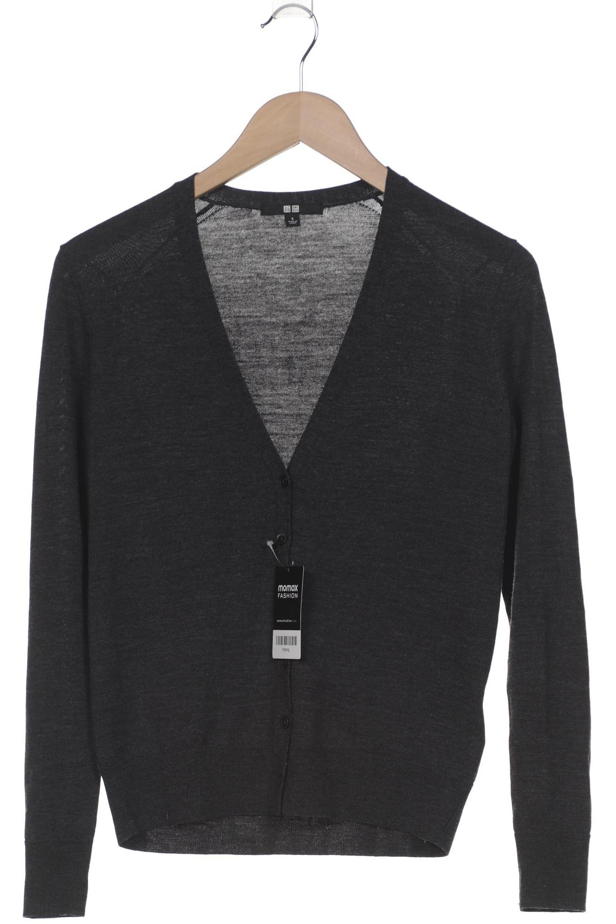 

uniqlo Damen Strickjacke, grau, Gr. 36