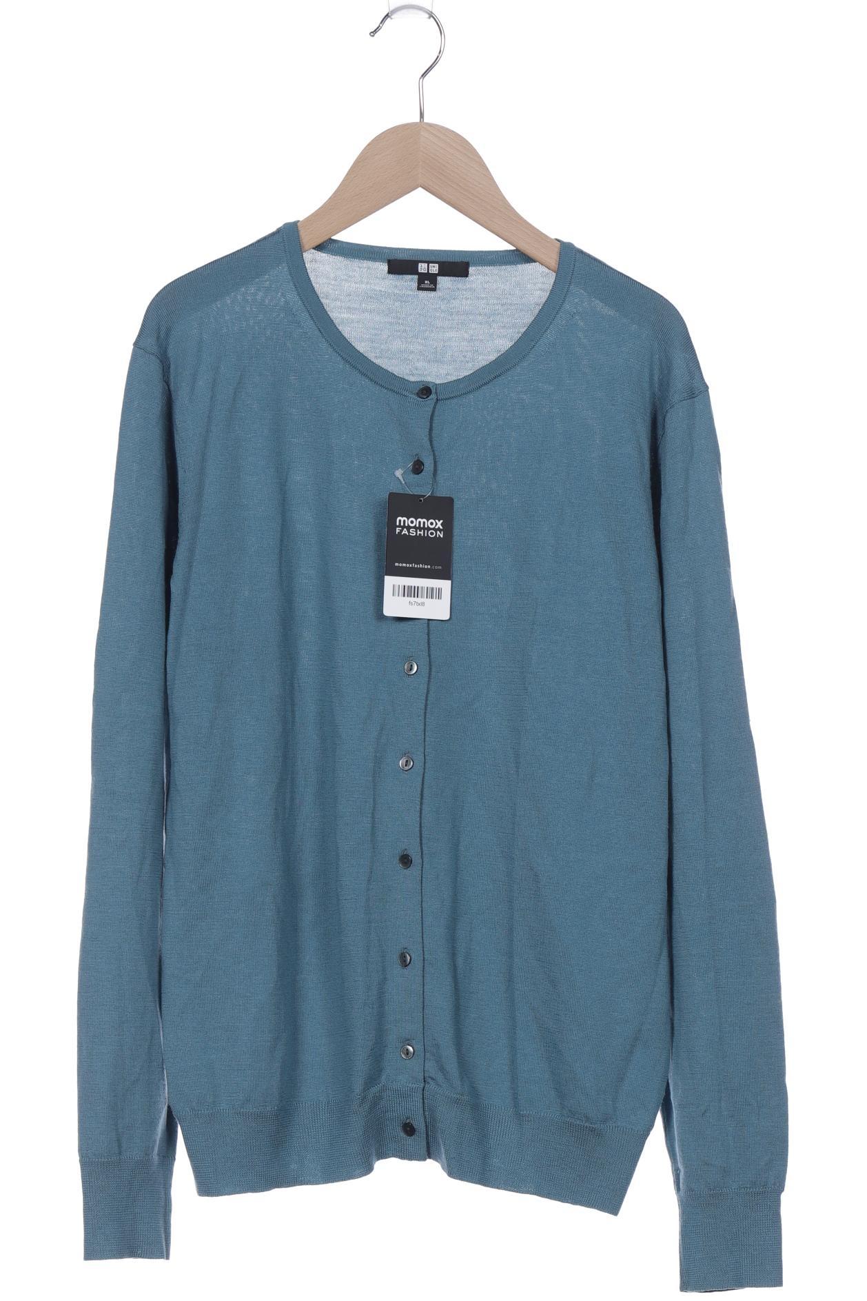 

uniqlo Damen Strickjacke, blau, Gr. 44