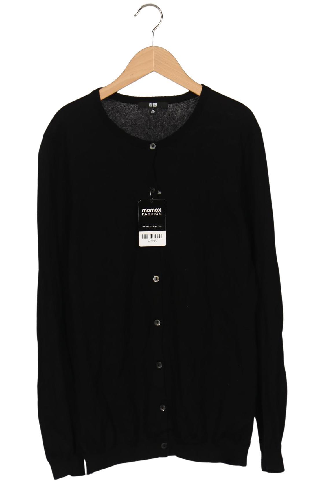 

uniqlo Damen Strickjacke, schwarz, Gr. 44