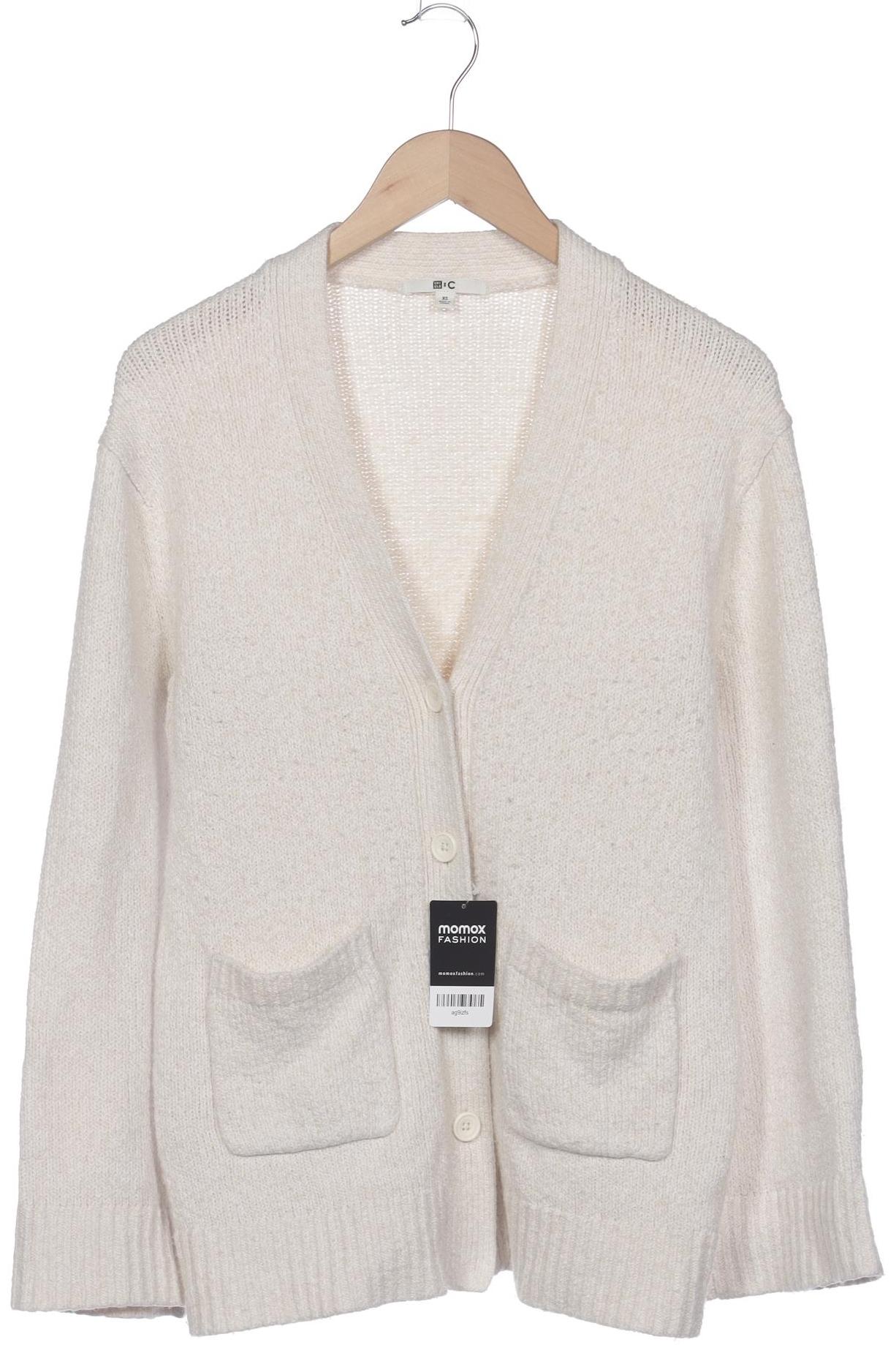 

uniqlo Damen Strickjacke, cremeweiß, Gr. 34