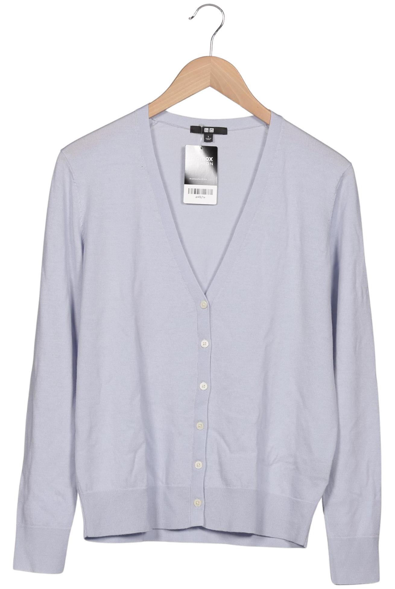 

uniqlo Damen Strickjacke, hellblau, Gr. 42