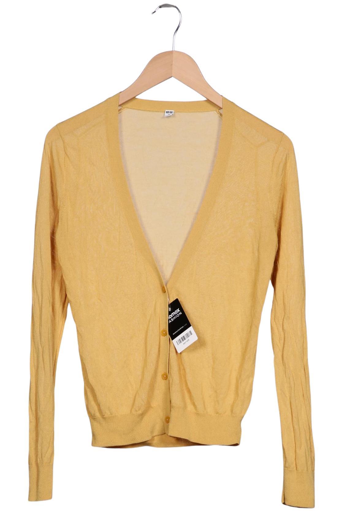 

uniqlo Damen Strickjacke, gelb, Gr. 38