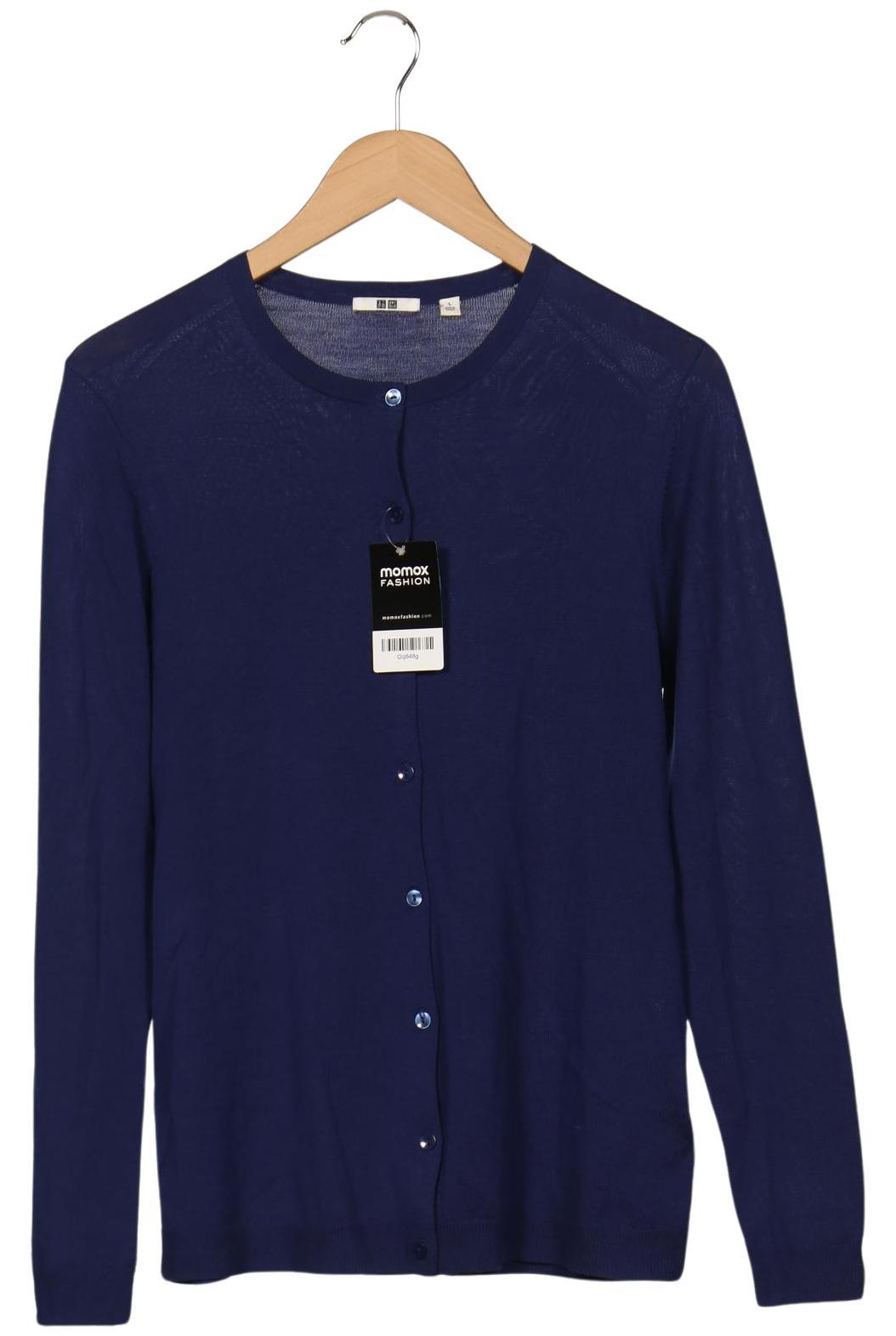 

uniqlo Damen Strickjacke, blau, Gr. 42