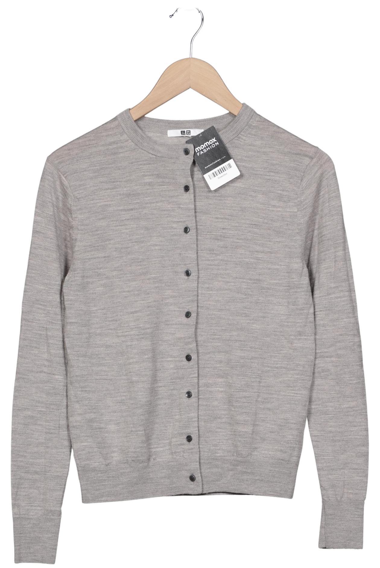 

uniqlo Damen Strickjacke, grau, Gr. 36