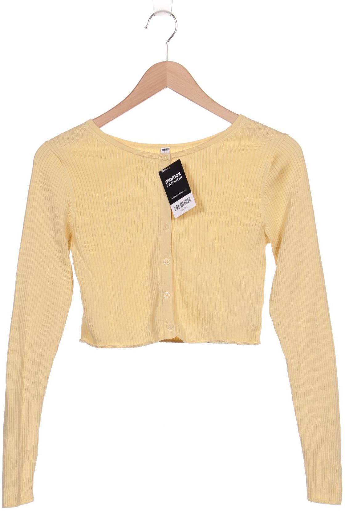 

uniqlo Damen Strickjacke, gelb, Gr. 36