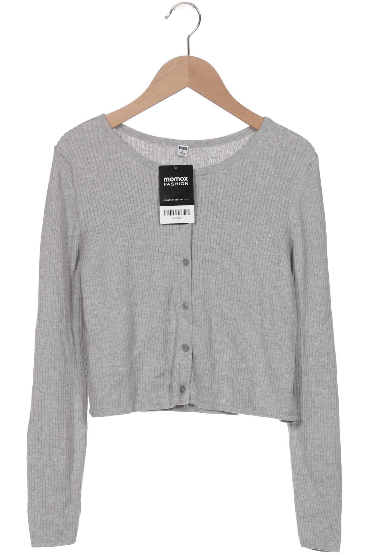 

uniqlo Damen Strickjacke, grau, Gr. 44