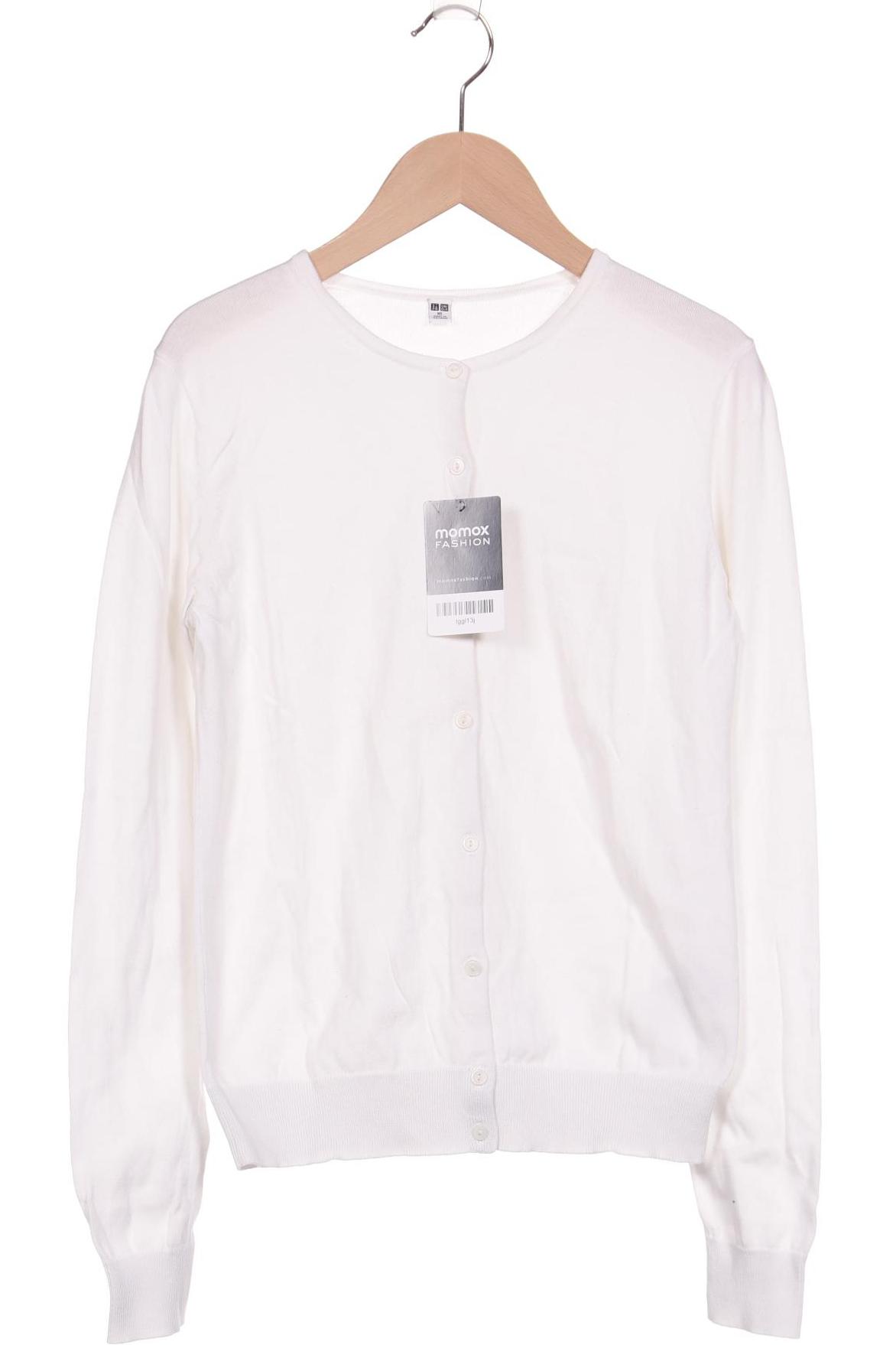 

uniqlo Damen Strickjacke, weiß, Gr. 34