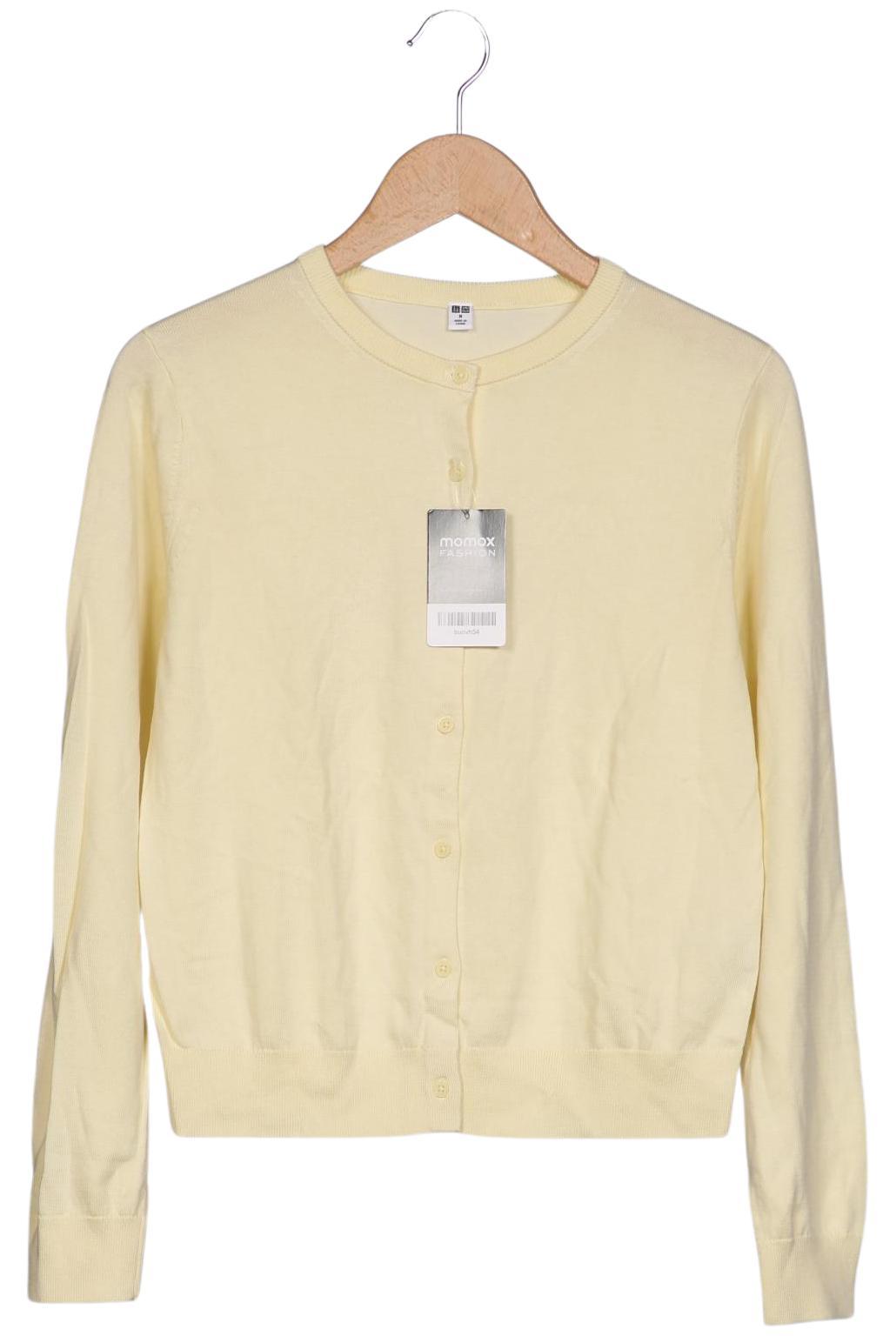 

uniqlo Damen Strickjacke, gelb, Gr. 38